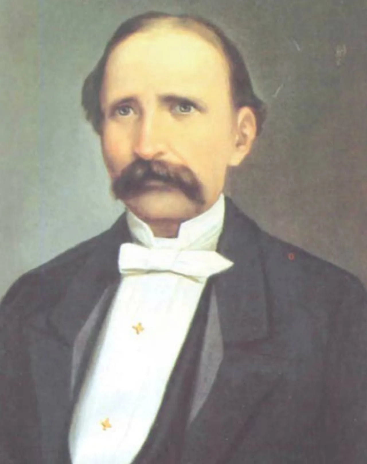 Porträt von Pedro Moncayo (1807–1888) – Gedenkseite