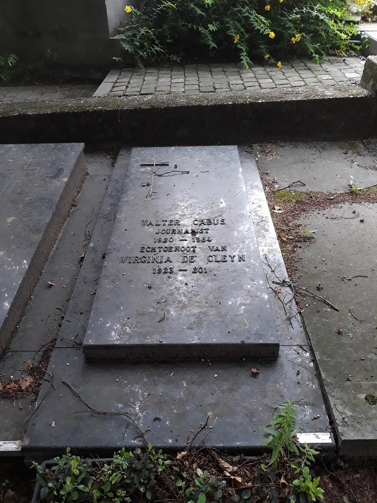 Porträt von Walter Cabus (1920–1984) – Gedenkseite