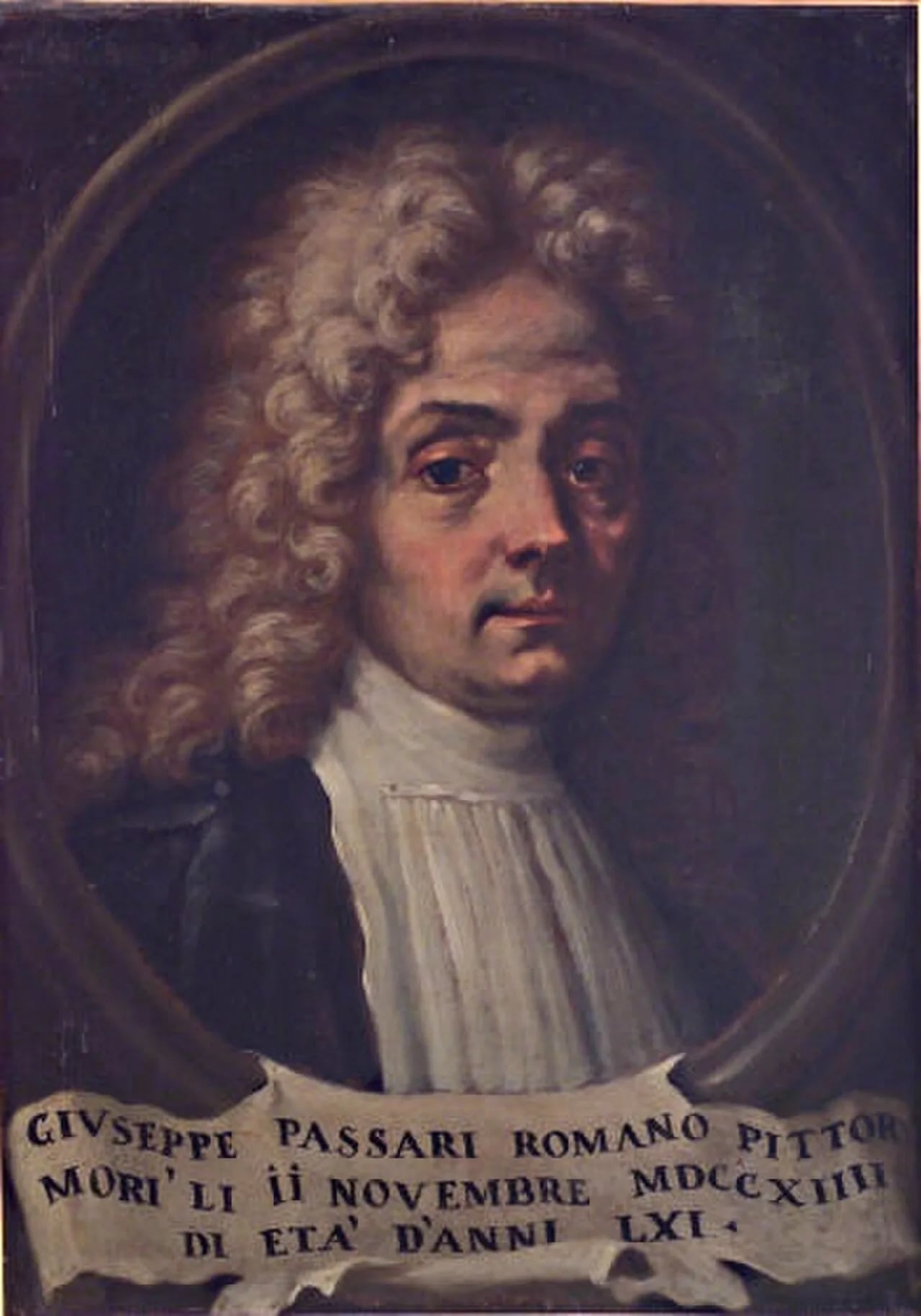 Portrait of Giuseppe Passeri (1654–1714) – memorial page