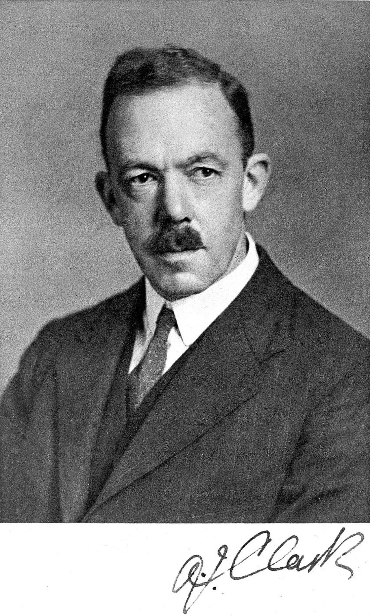Portrait of Alfred Joseph Clark (1885–1941) – memorial page