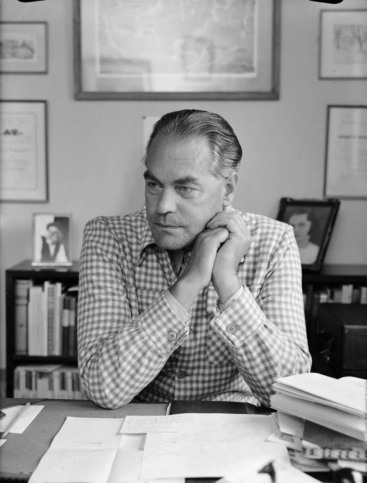 Porträt von Jan Fridegård (1897–1968) – Gedenkseite