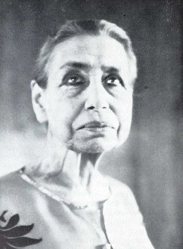 Porträt von Mirra Alfassa (1878–1973) – Gedenkseite