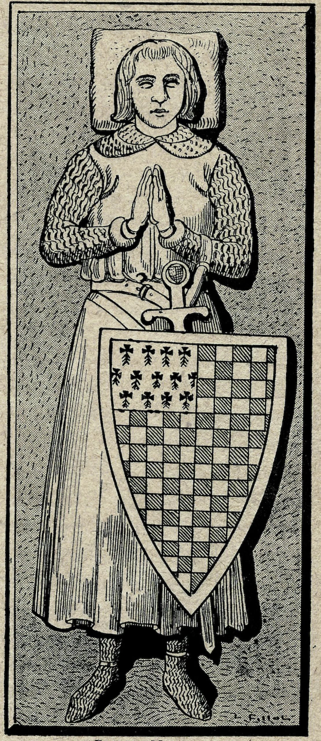 Porträt von Peter Mauclerc (1191–1250) – Gedenkseite