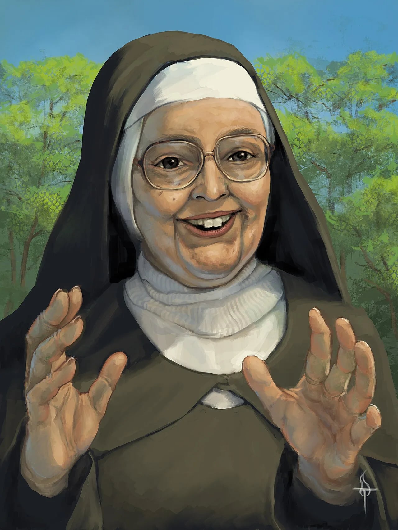 Porträt von Wendy Beckett (1930–2018) – Gedenkseite