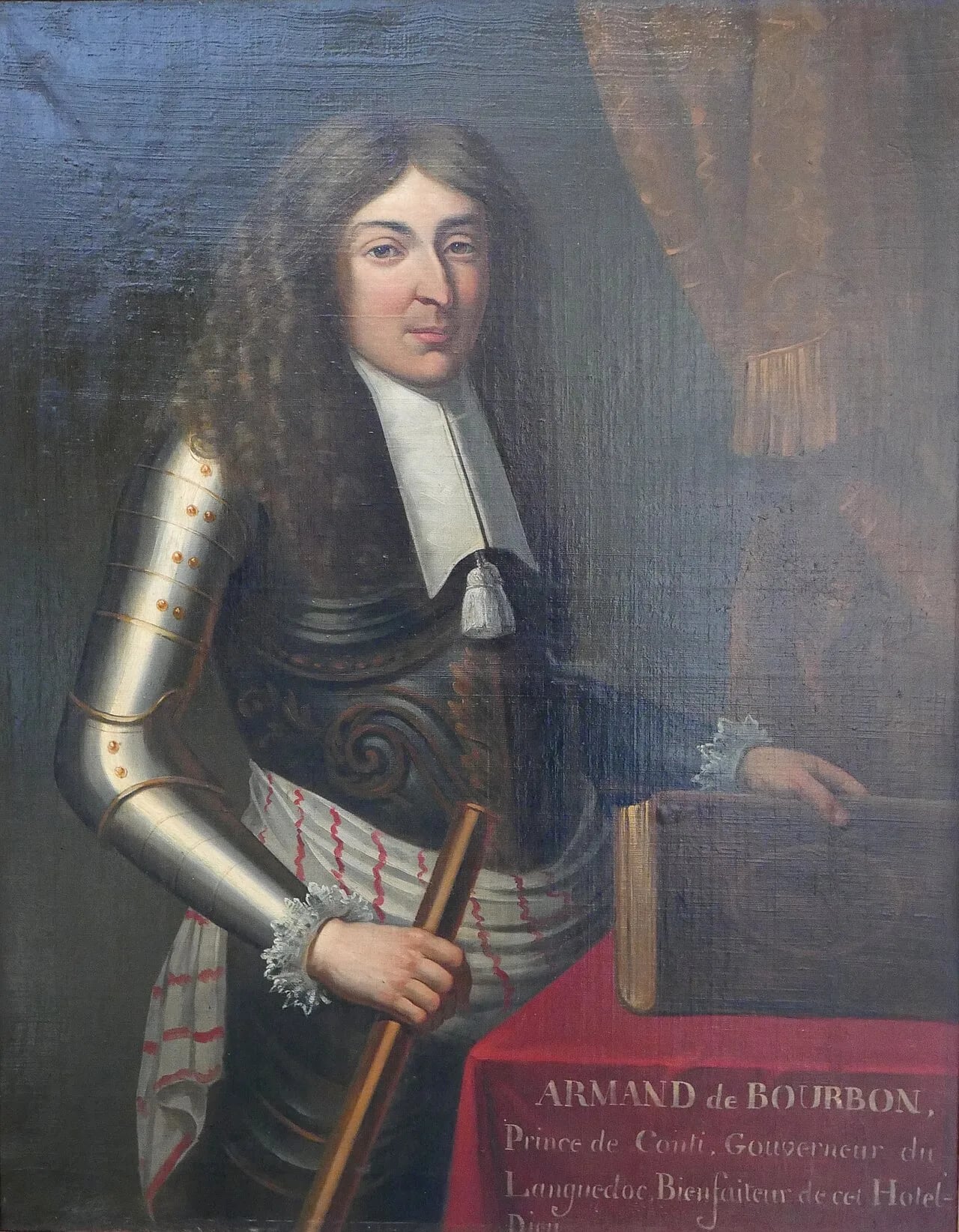 Porträt von Armand de Bourbon, prince de Conti (1629–1666) – Gedenkseite