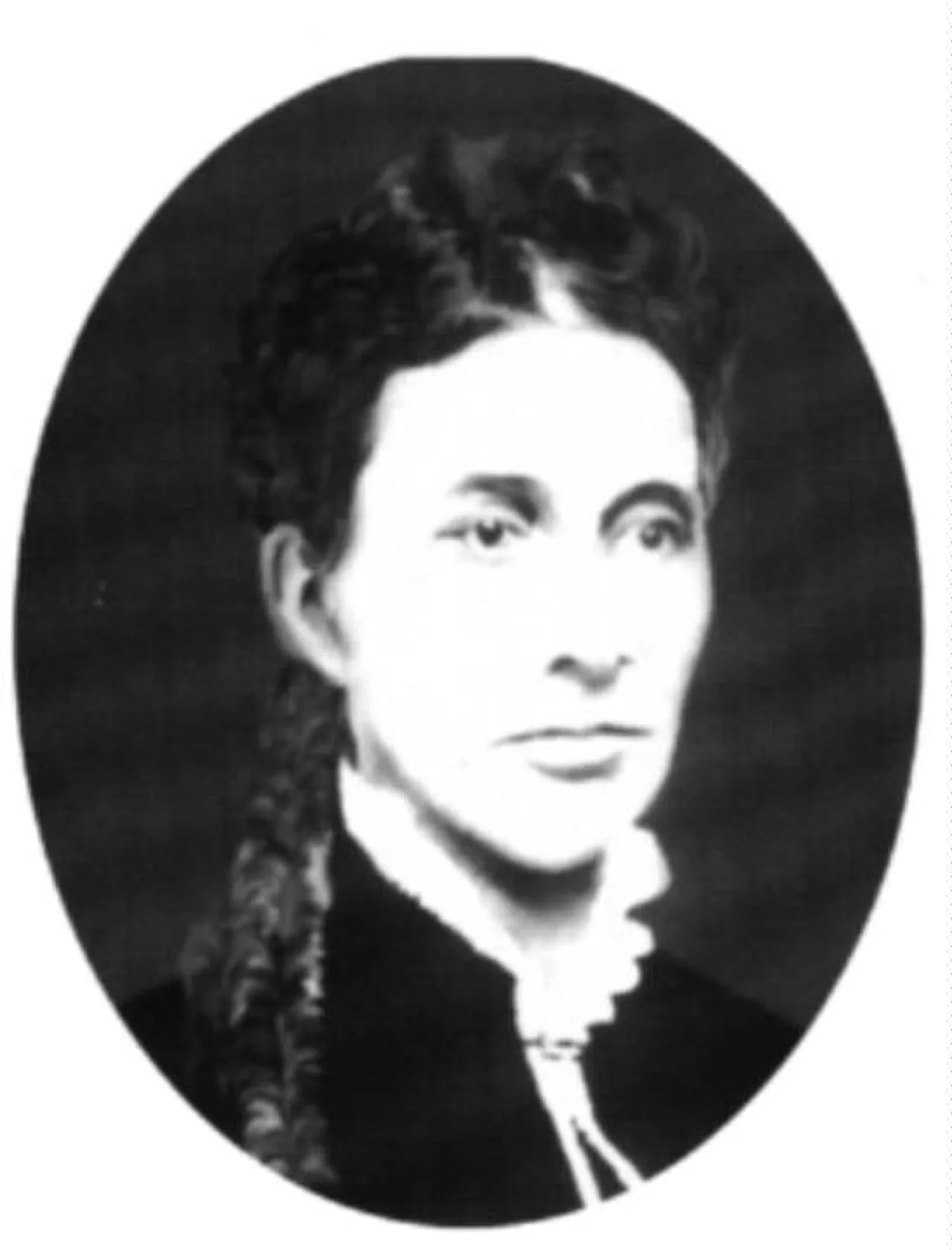 Portrait of Abbie Burgess (1839–1892) – memorial page