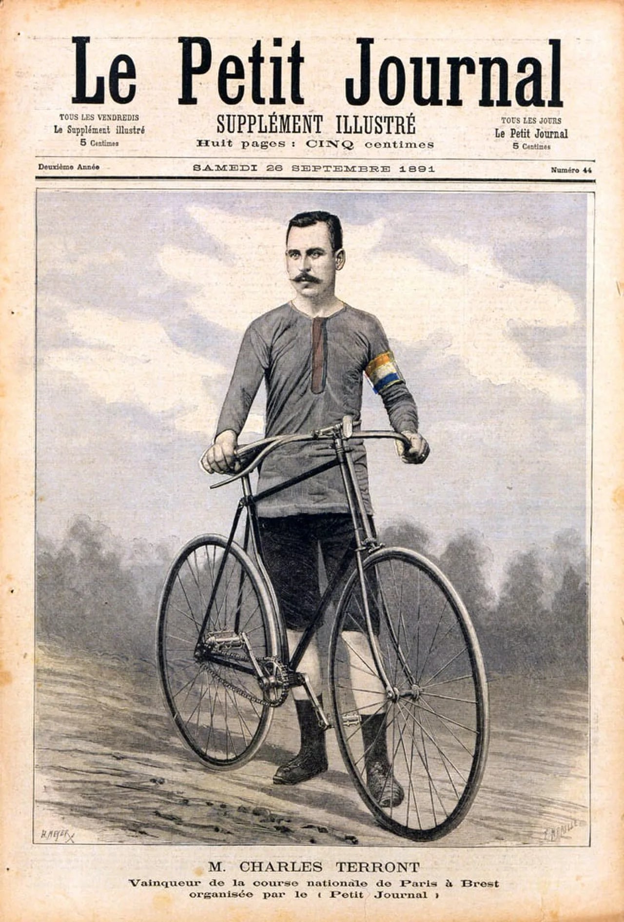 Porträt von Charles Terront (1857–1932) – Gedenkseite