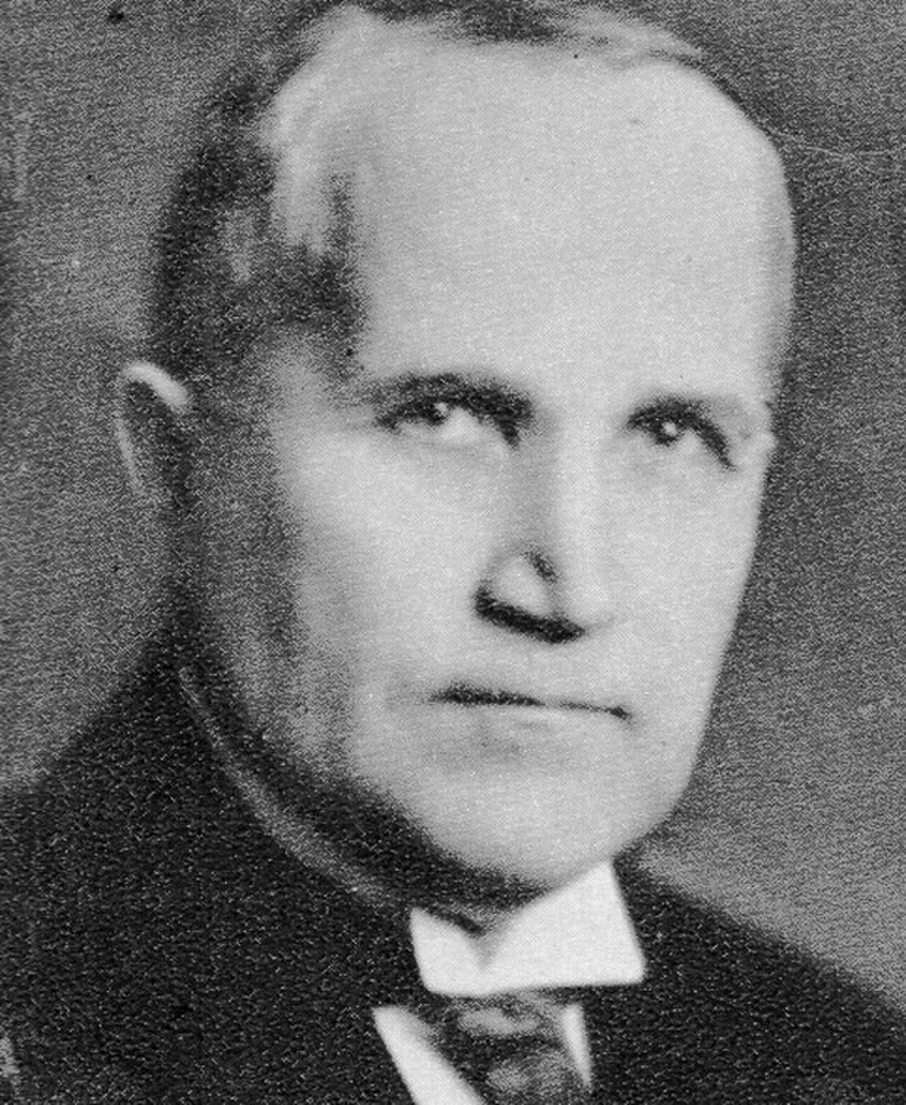 Porträt von Abel Adams (1879–1938) – Gedenkseite