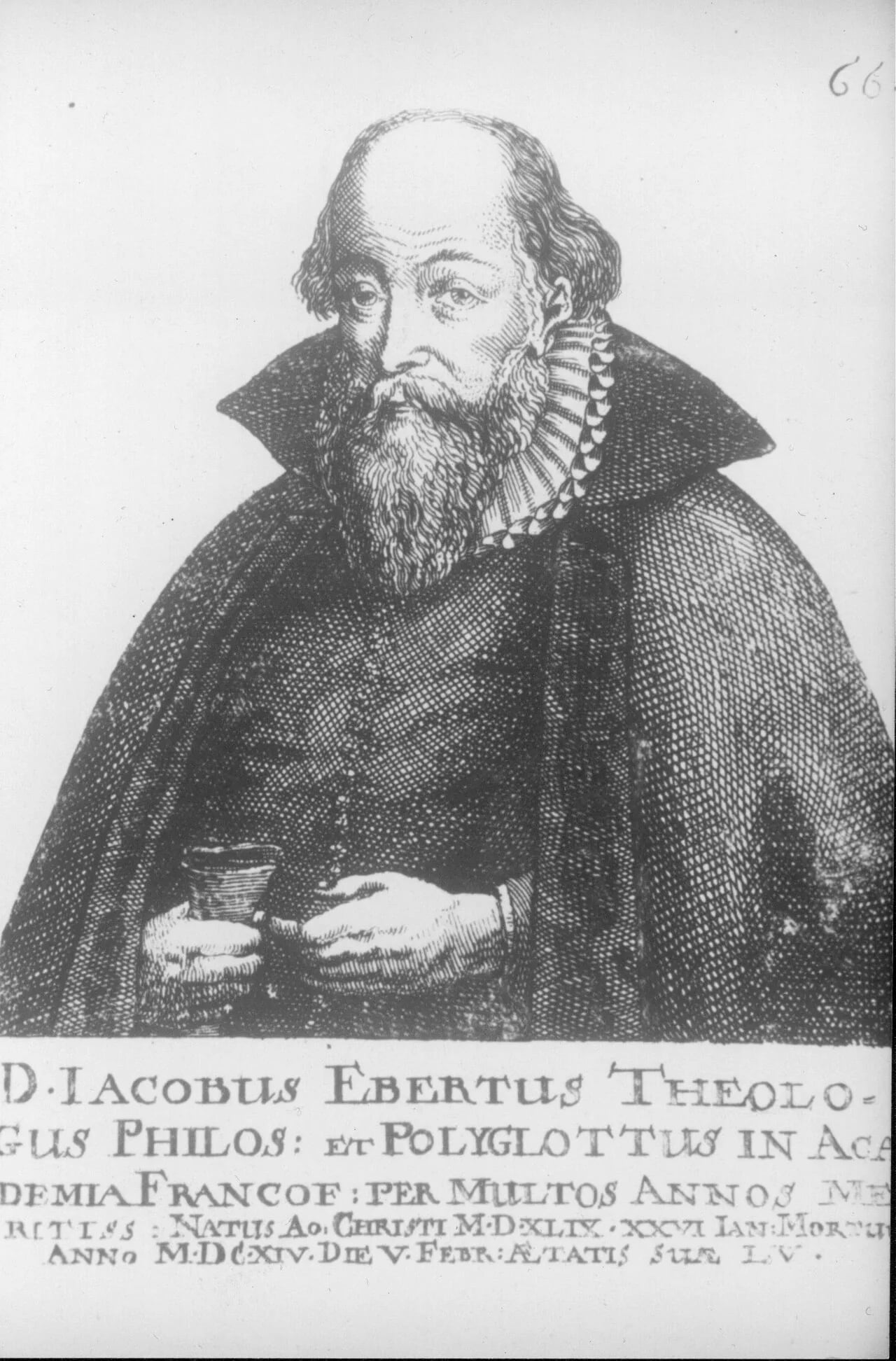 Porträt von Jakob Ebert (1549–1614) – Gedenkseite
