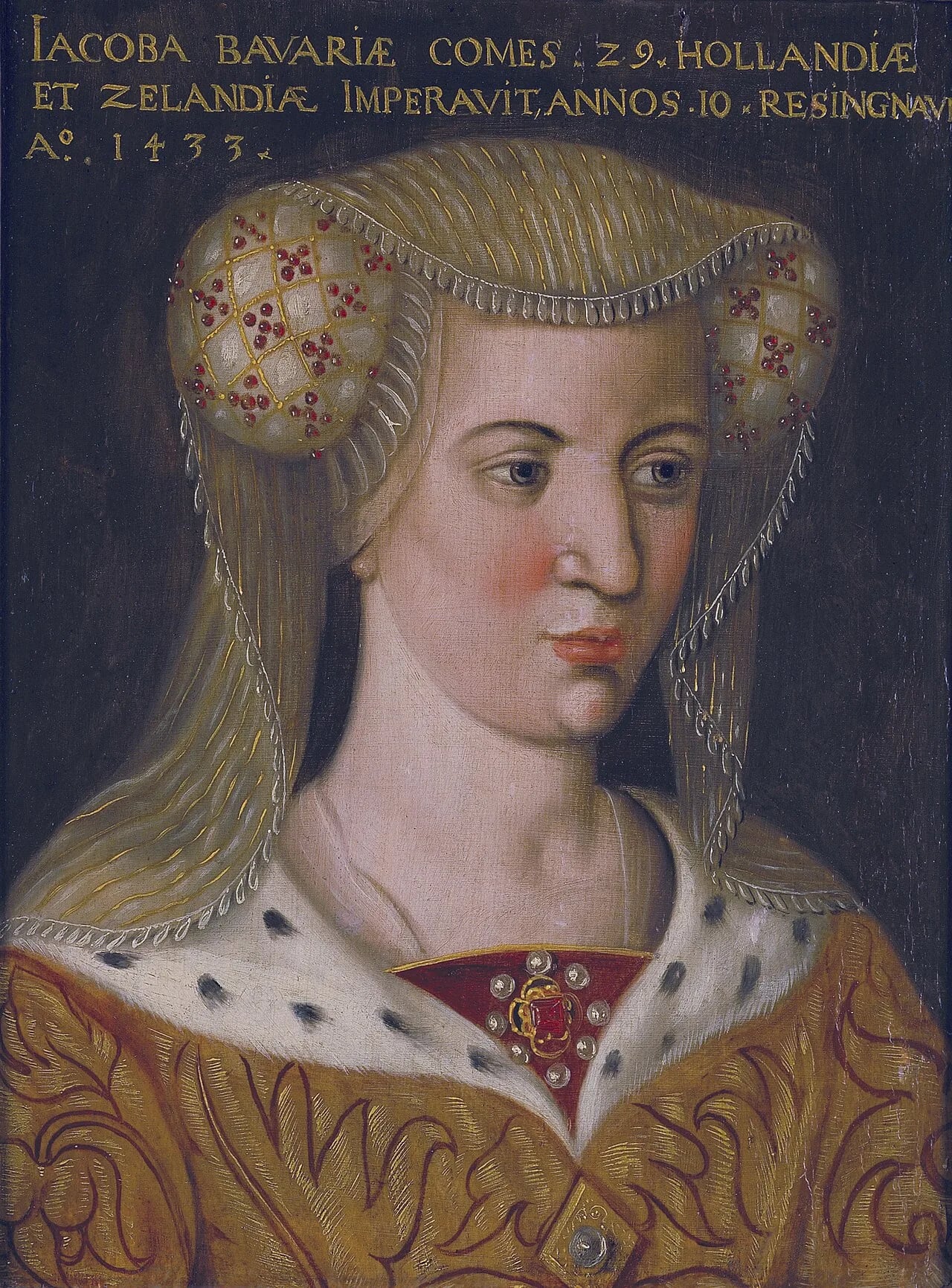 Porträt von Jakobäa (1401–1436) – Gedenkseite