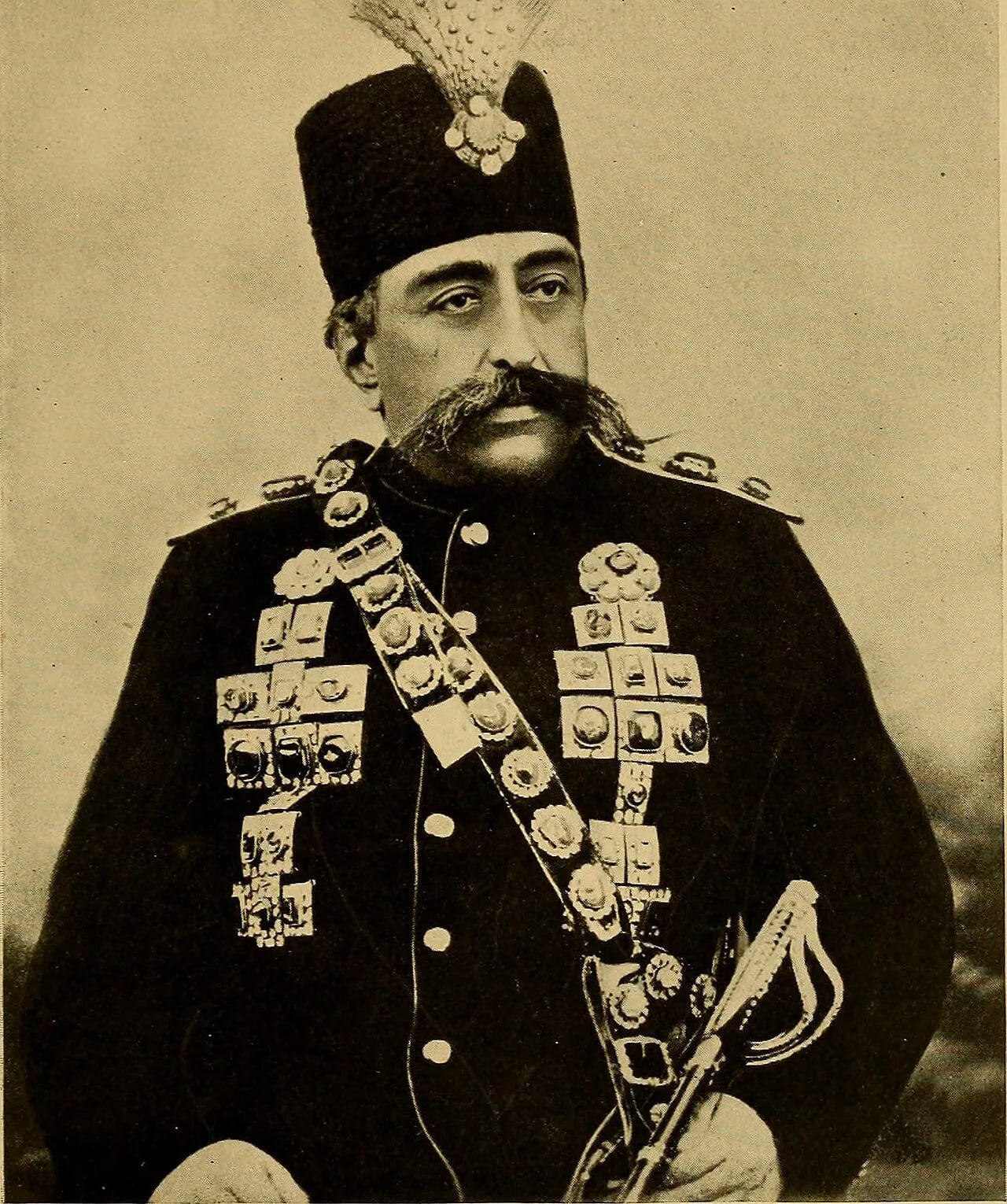 Portrait of Mozaffar ad-Din Schah (1853–1907) – memorial page