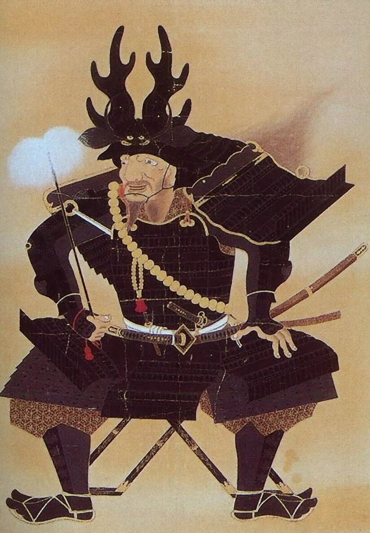 Porträt von Honda Tadakatsu (1548–1610) – Gedenkseite