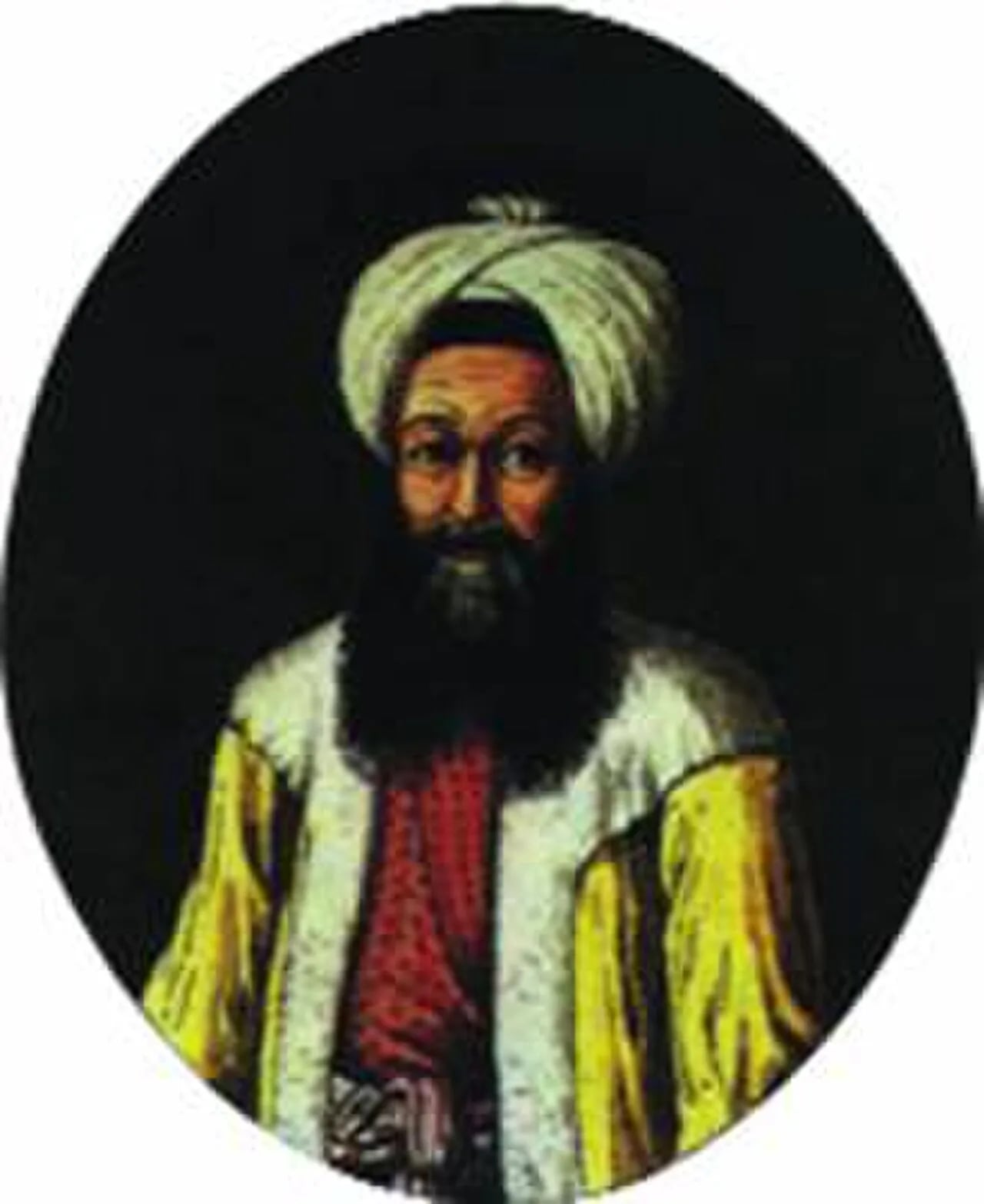 Porträt von Giritli Ali Aziz Efendi (1749–1798) – Gedenkseite