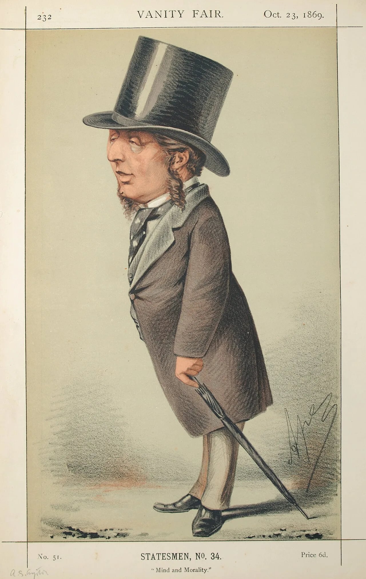 Portrait of Acton Smee Ayrton (1816–1886) – memorial page