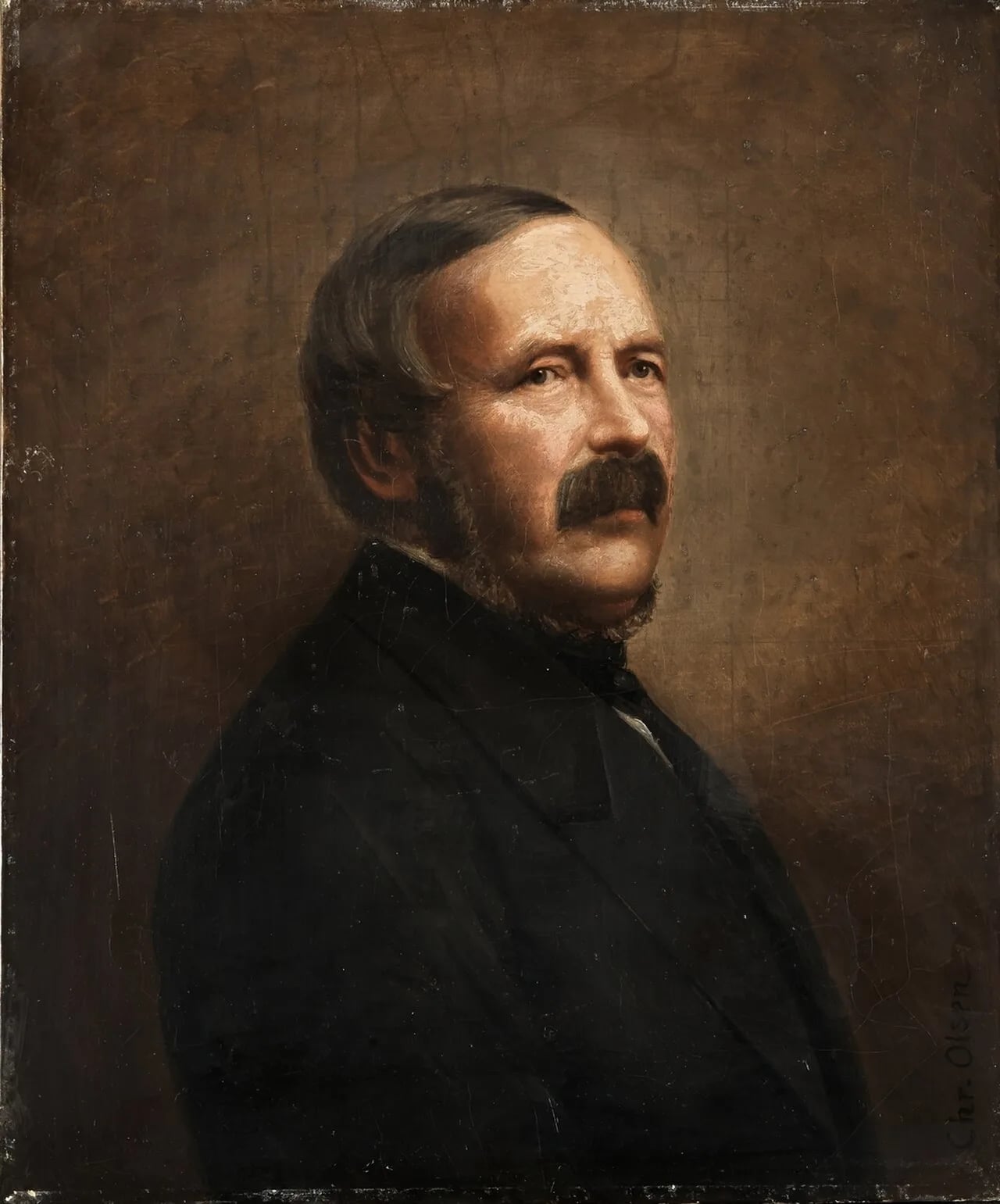 Porträt von Adam Hiorth (1816–1871) – Gedenkseite