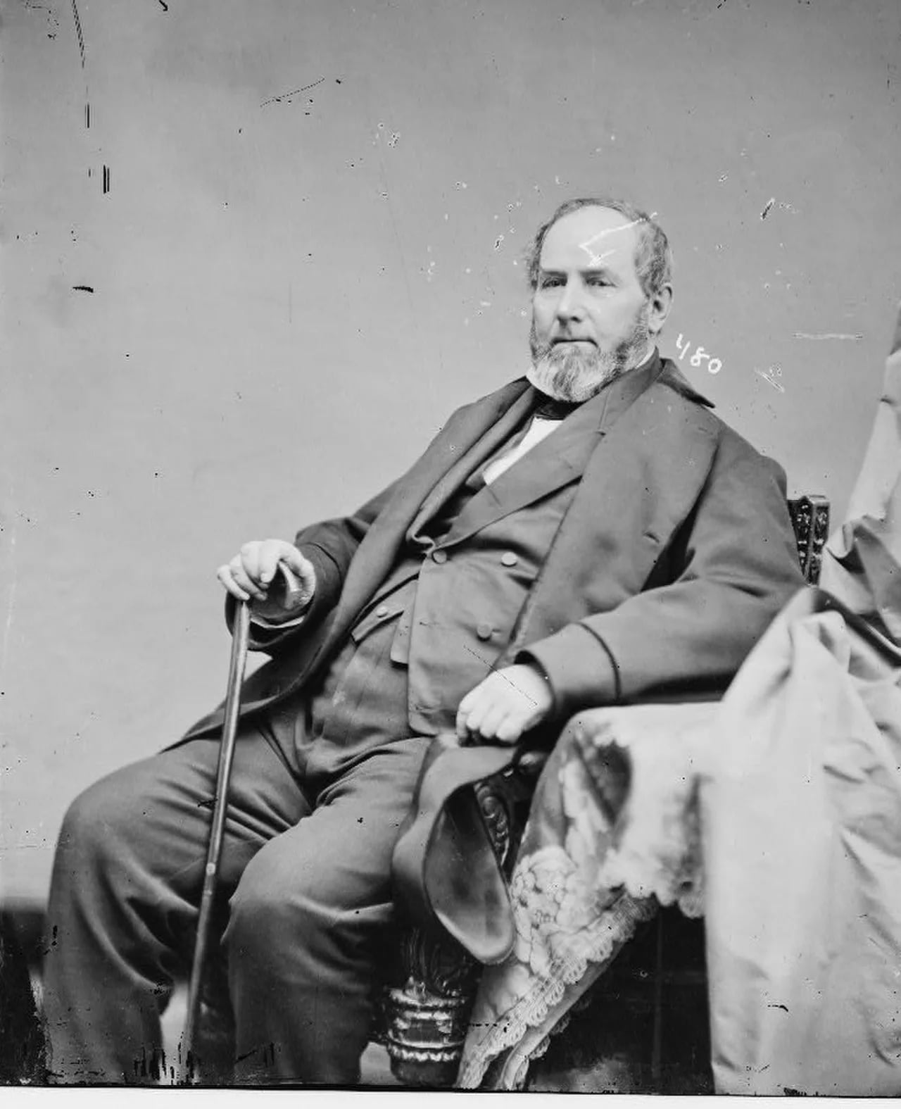 Portrait of Adam John Glossbrenner (1810–1889) – memorial page