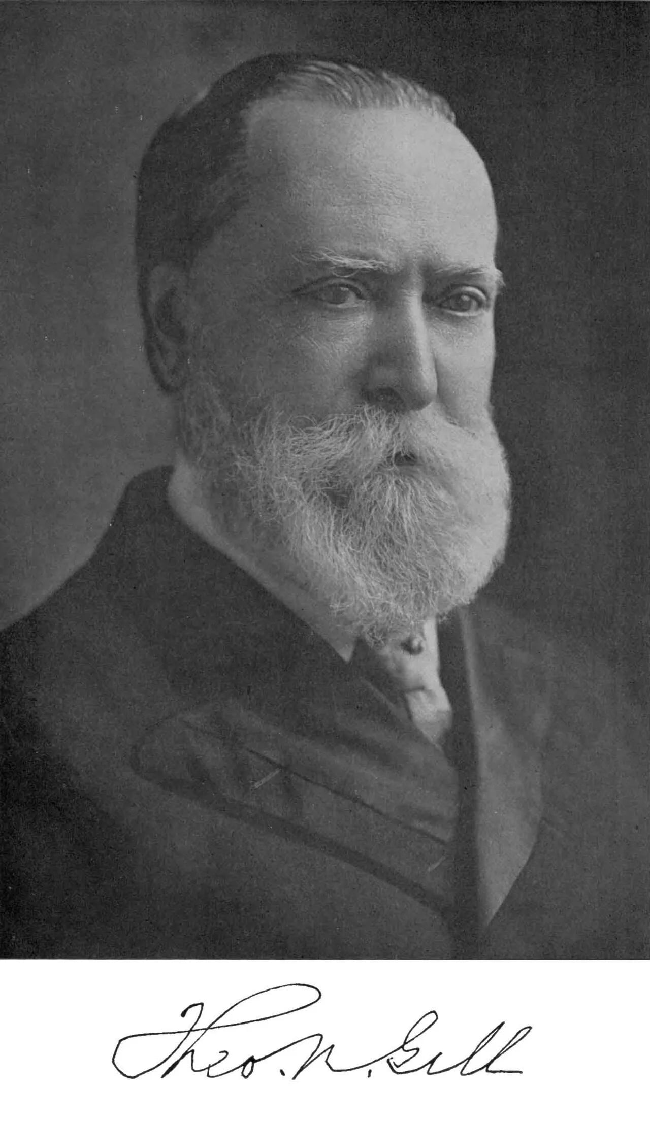 Porträt von Theodore Nicholas Gill (1837–1914) – Gedenkseite