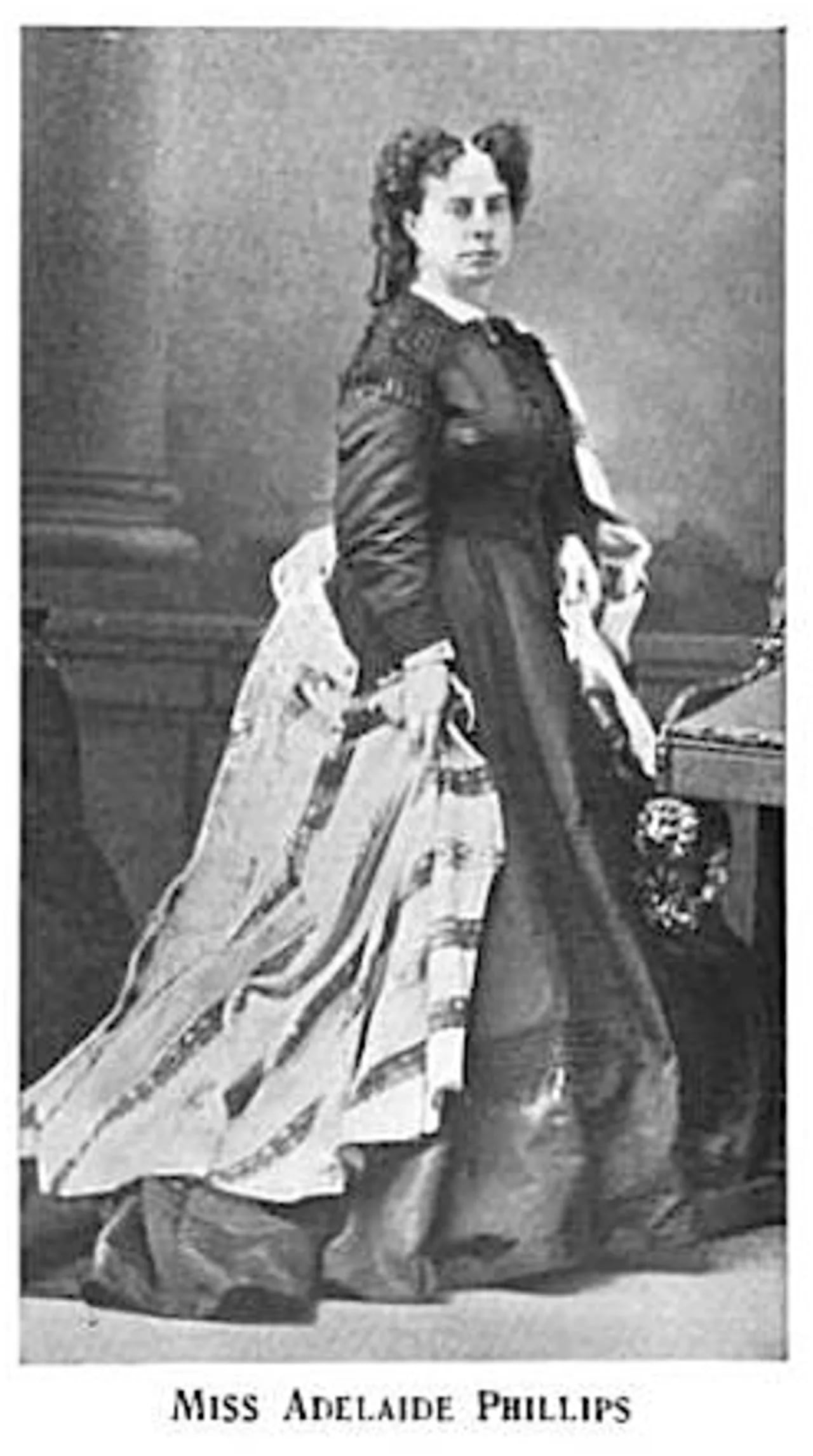 Porträt von Adelaide Phillipps (1833–1882) – Gedenkseite