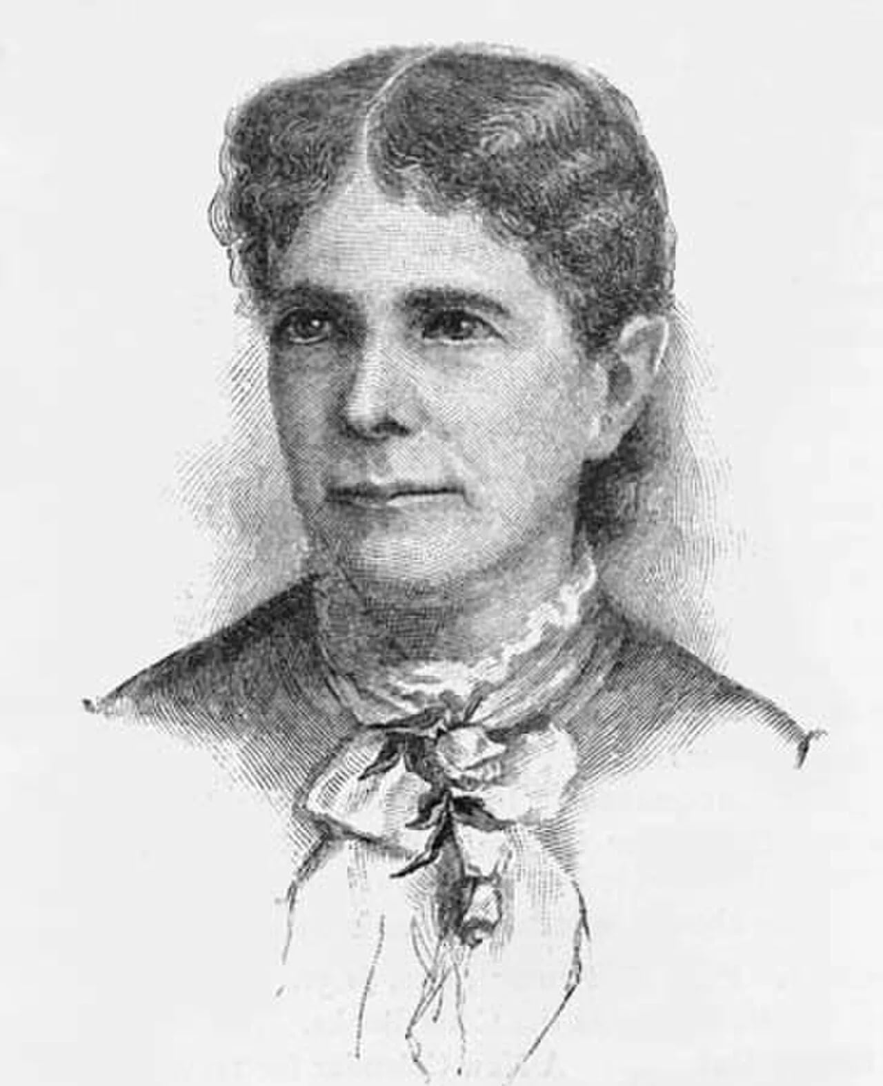 Porträt von Adeline Dutton Train Whitney (1824–1906) – Gedenkseite