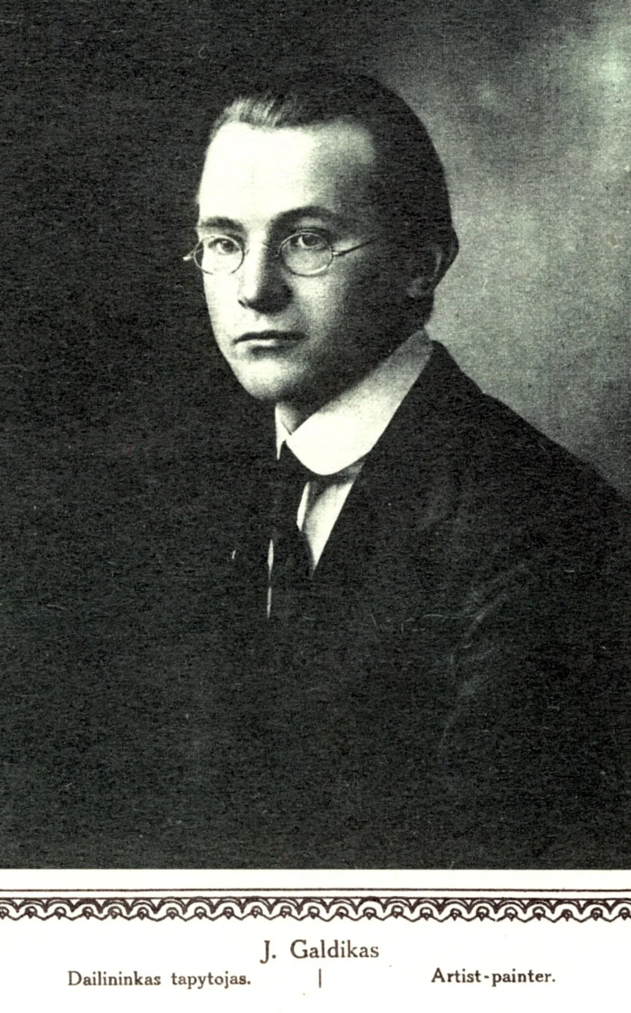 Portrait of Adomas Galdikas (1893–1969) – memorial page