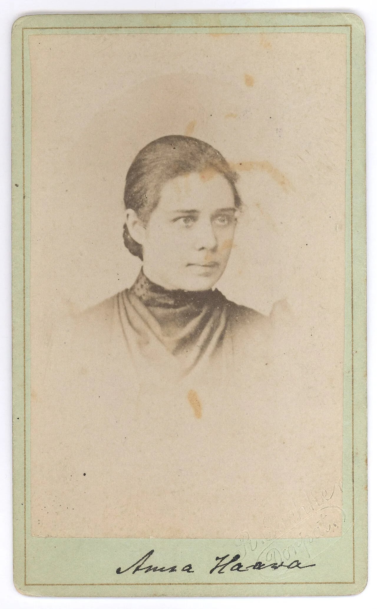 Portrait of Anna Haava (1864–1957) – memorial page