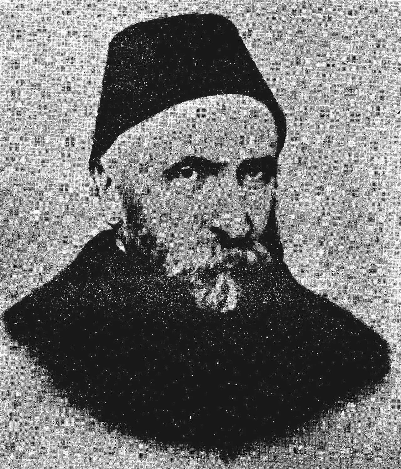 Porträt von Ahmed Hamdi Pasha (1826–1885) – Gedenkseite