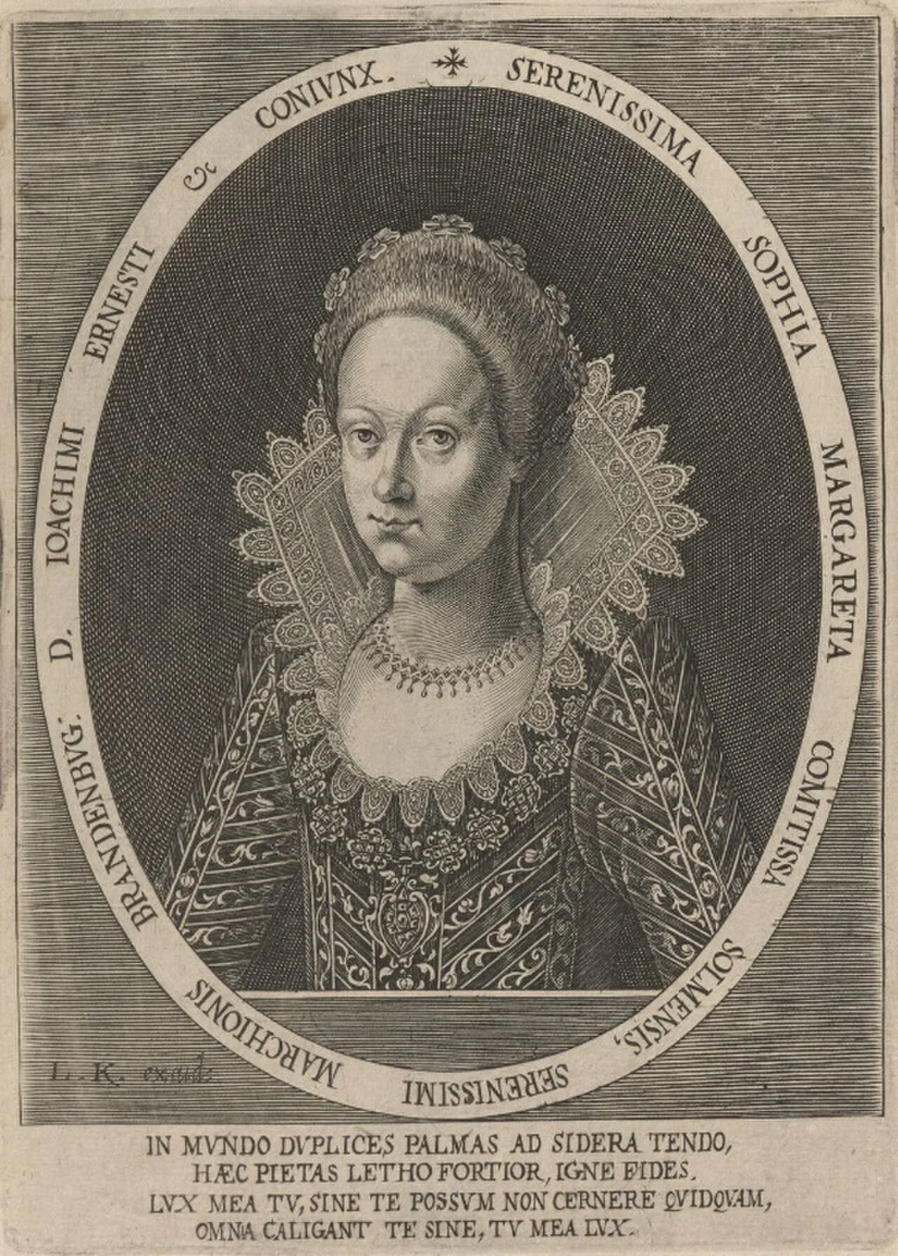 Porträt von Sophie von Solms-Laubach (1594–1651) – Gedenkseite