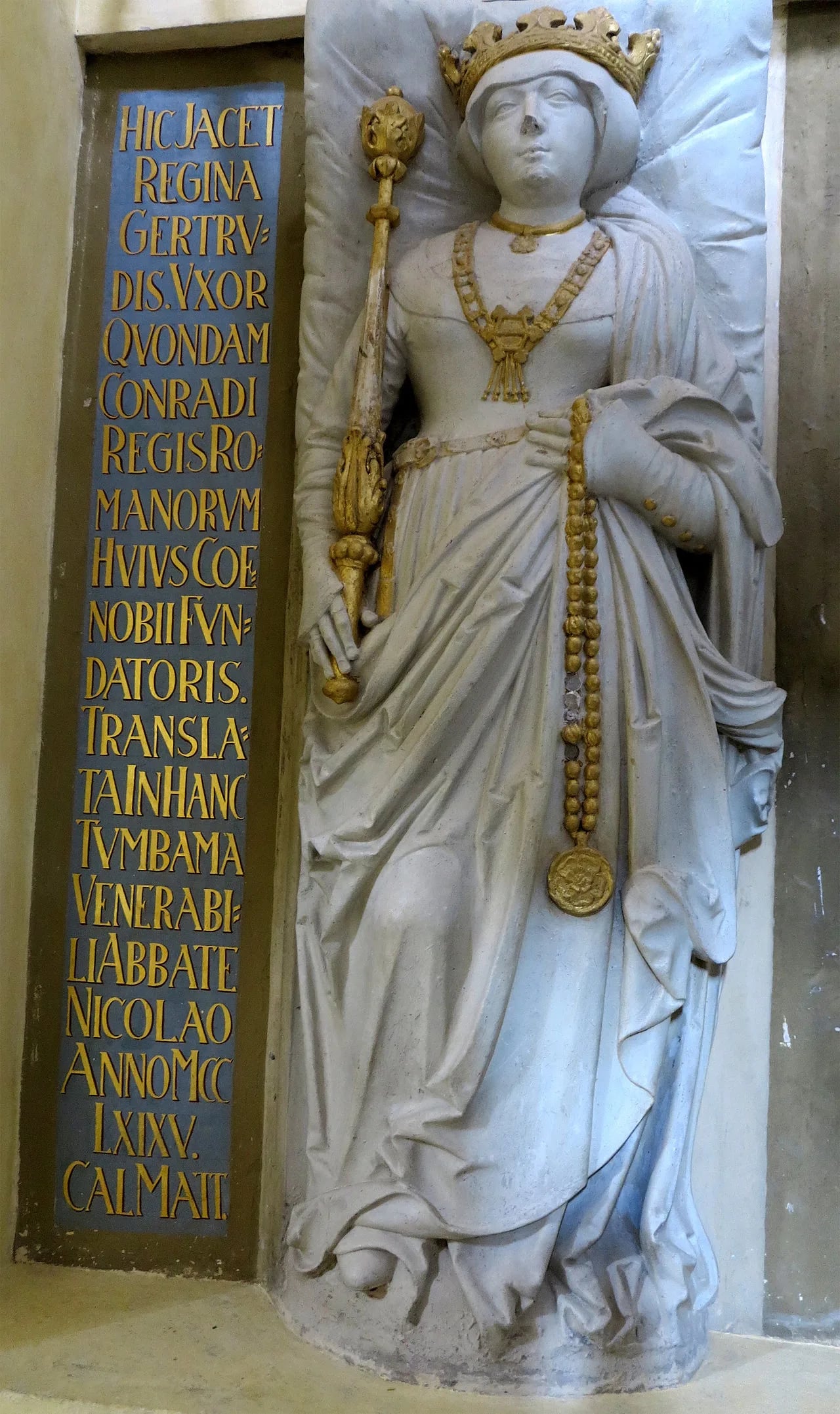 Porträt von Gertrud von Sulzbach (1114–1146) – Gedenkseite