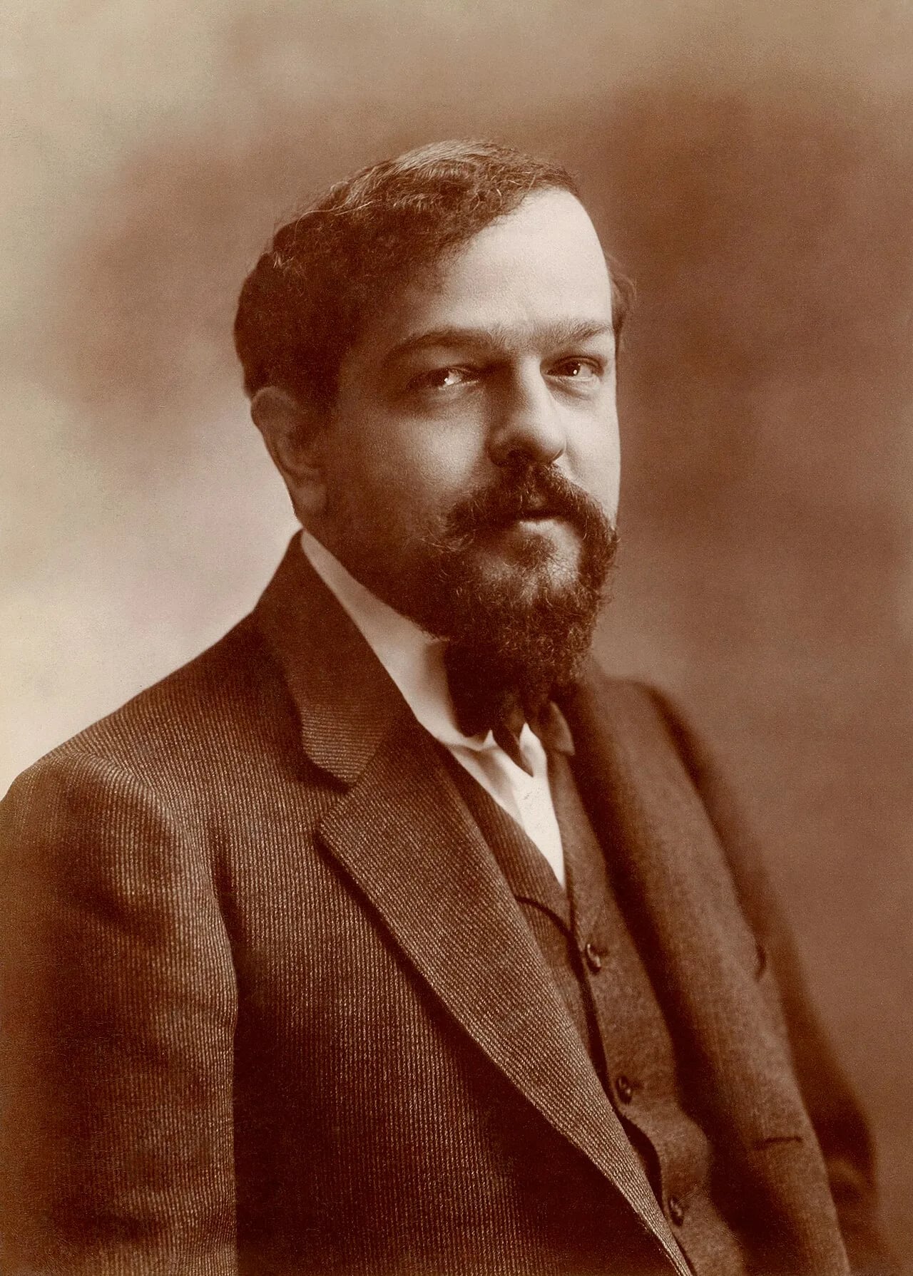 Porträt von Claude Debussy (1862–1918) – Gedenkseite