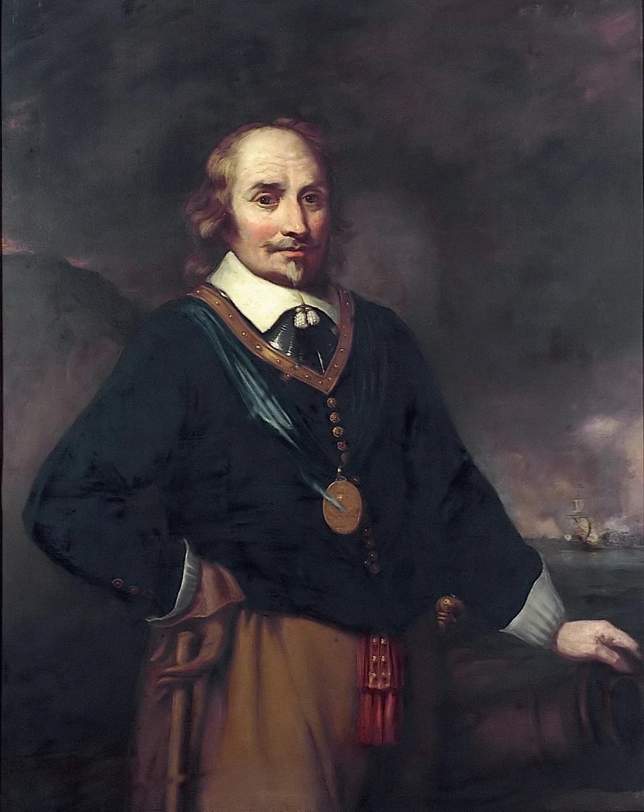 Porträt von Maarten Tromp (1598–1653) – Gedenkseite