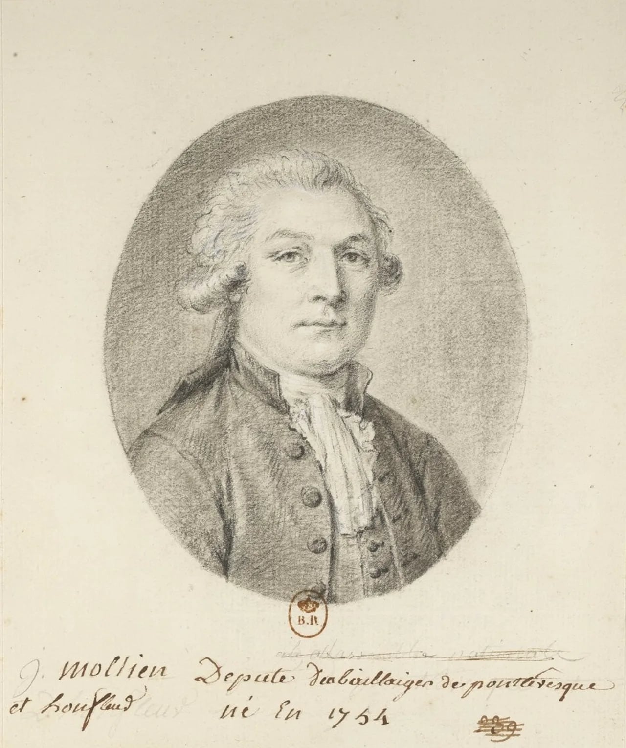 Portrait of Jean-Jacques François Mollien (1754–1821) – memorial page