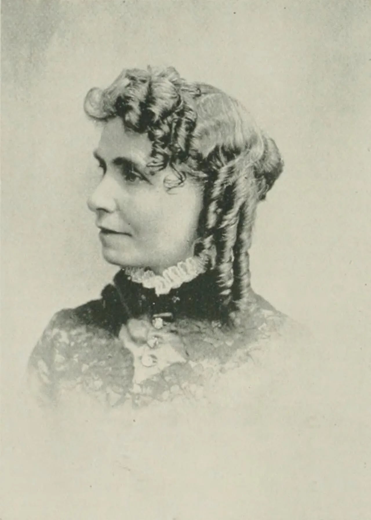 Porträt von Emma Scarr Booth (1835–1927) – Gedenkseite