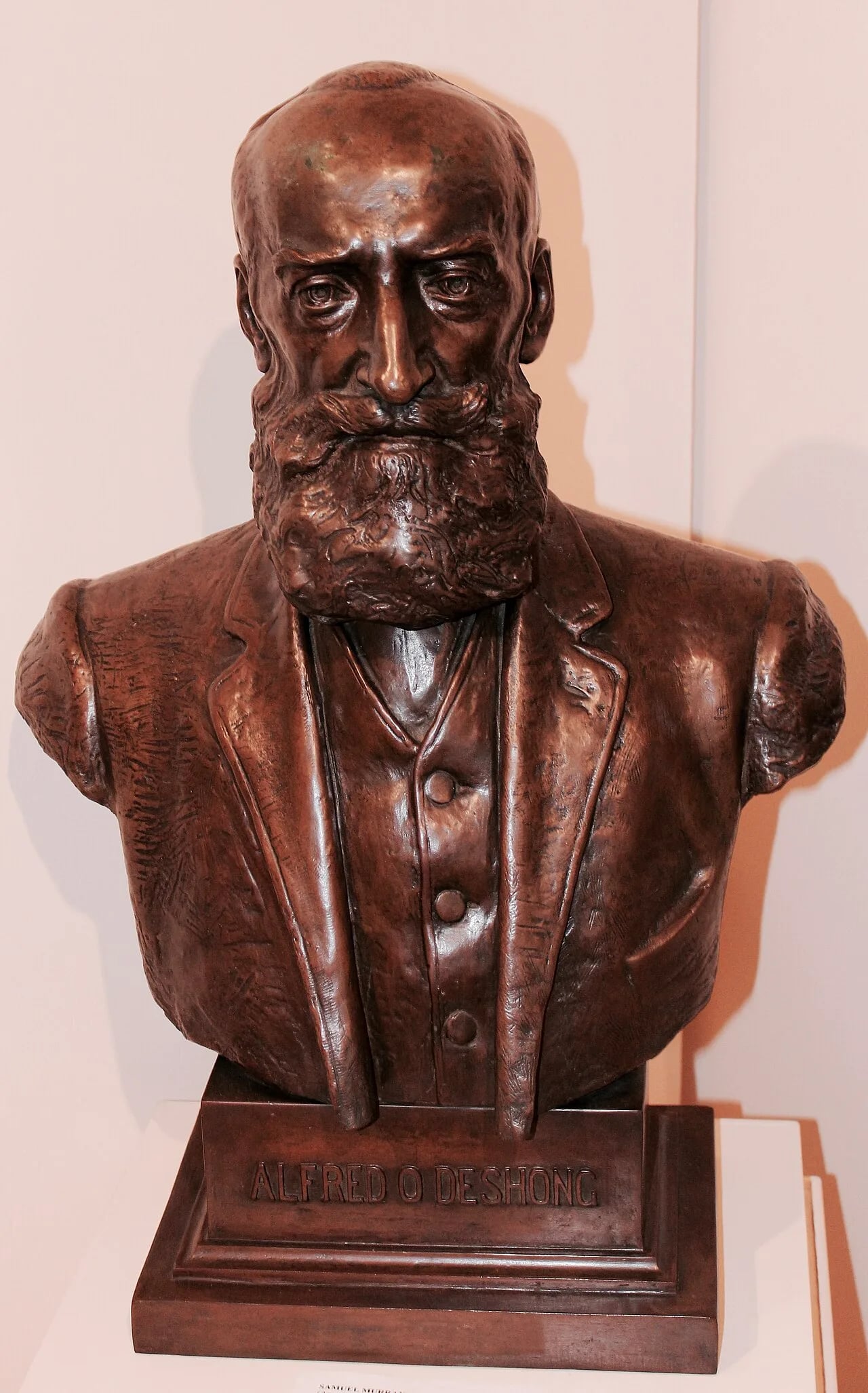 Porträt von Alfred O. Deshong (1837–1913) – Gedenkseite
