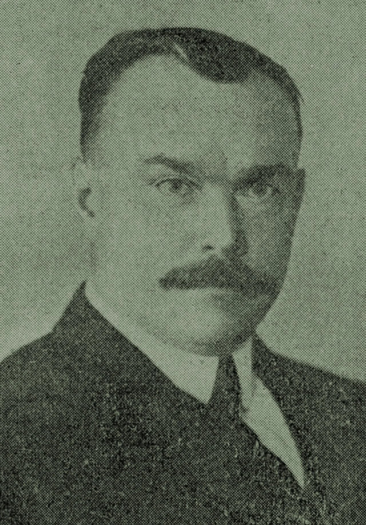 Porträt von Albert Horsley (1866–1954) – Gedenkseite