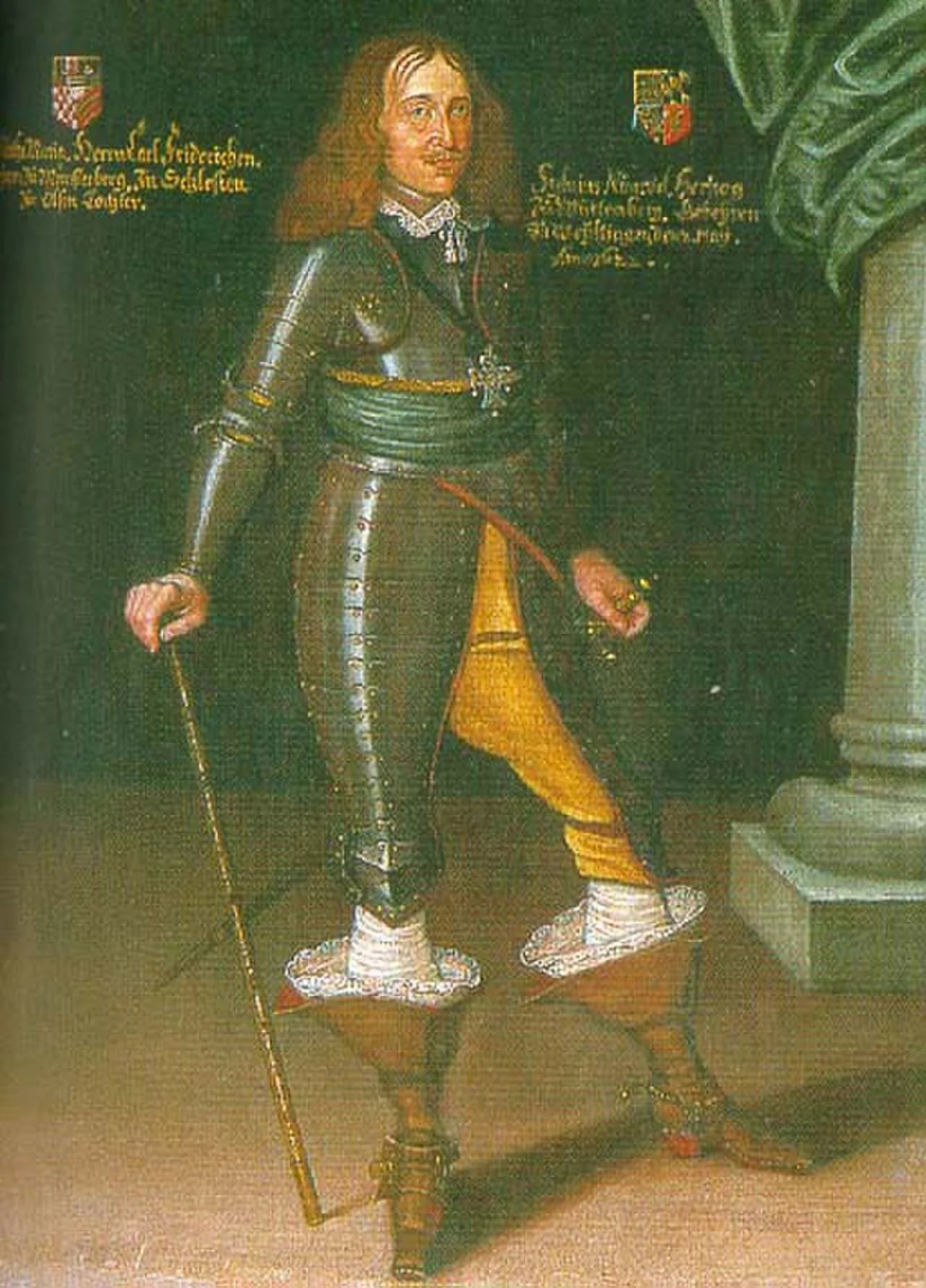 Porträt von Silvius I. Nimrod (1622–1664) – Gedenkseite