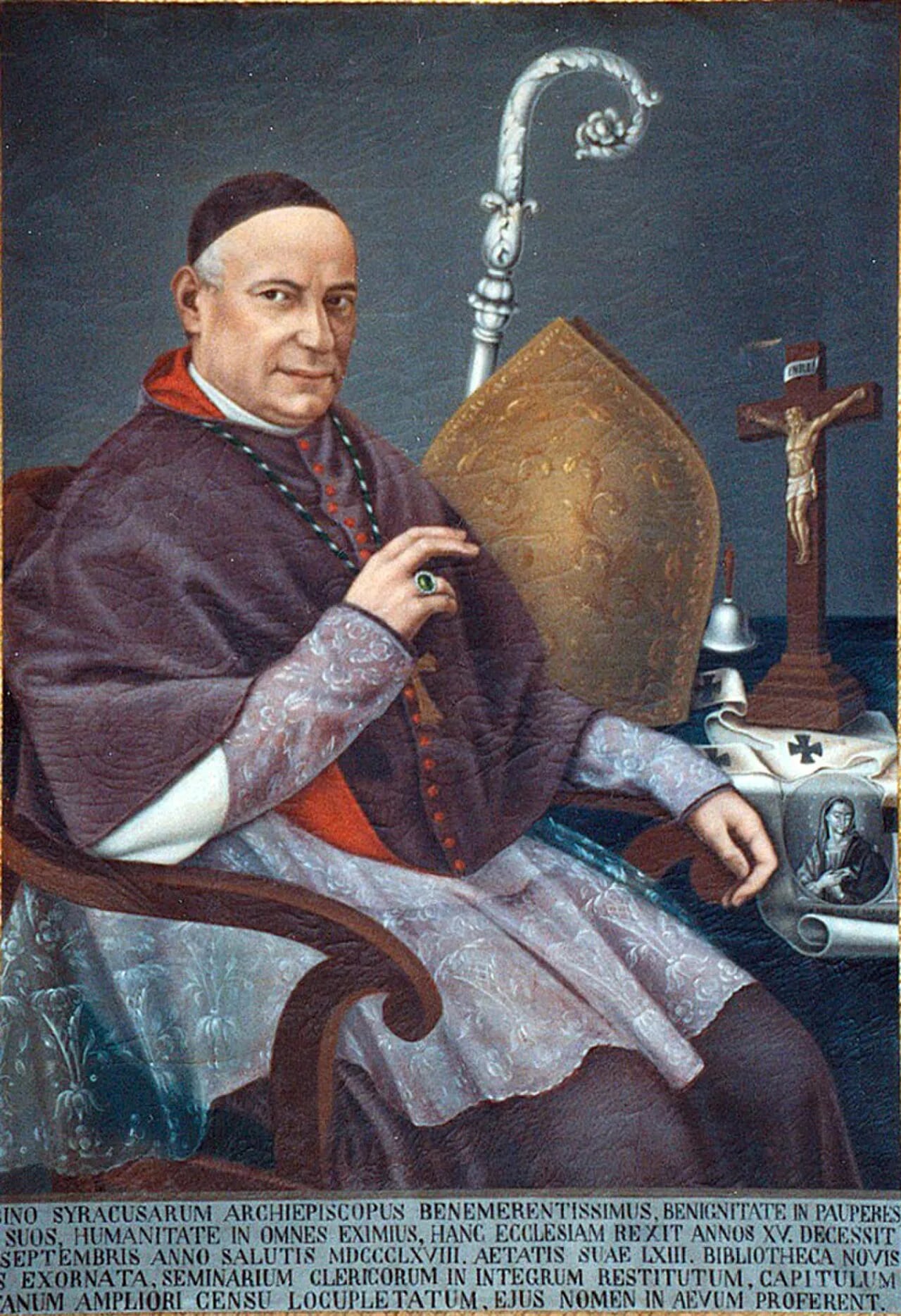 Portrait of Angelo Robino (1805–1868) – memorial page