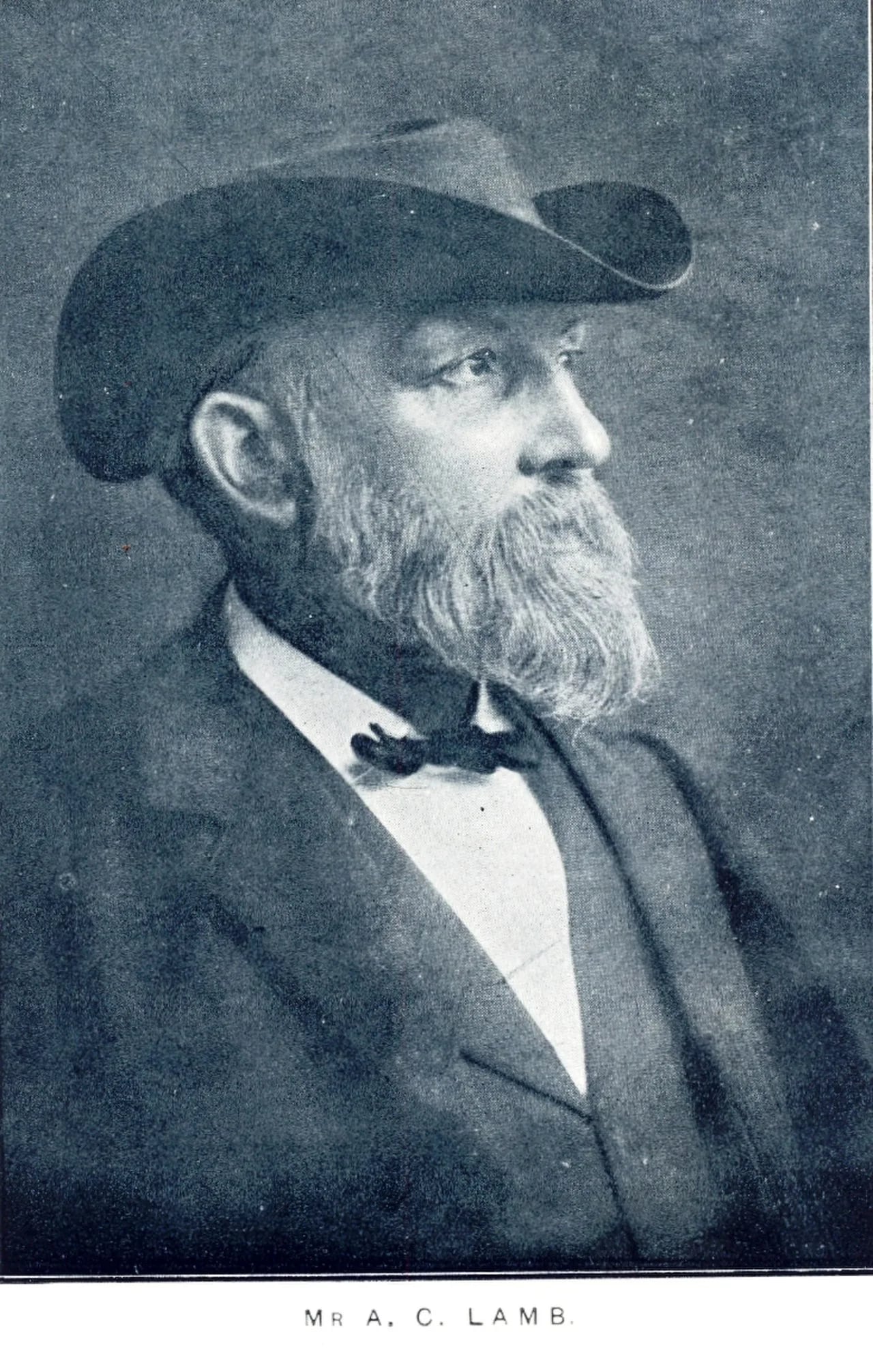 Portrait of Alexander Crawford Lamb (1843–1897) – memorial page