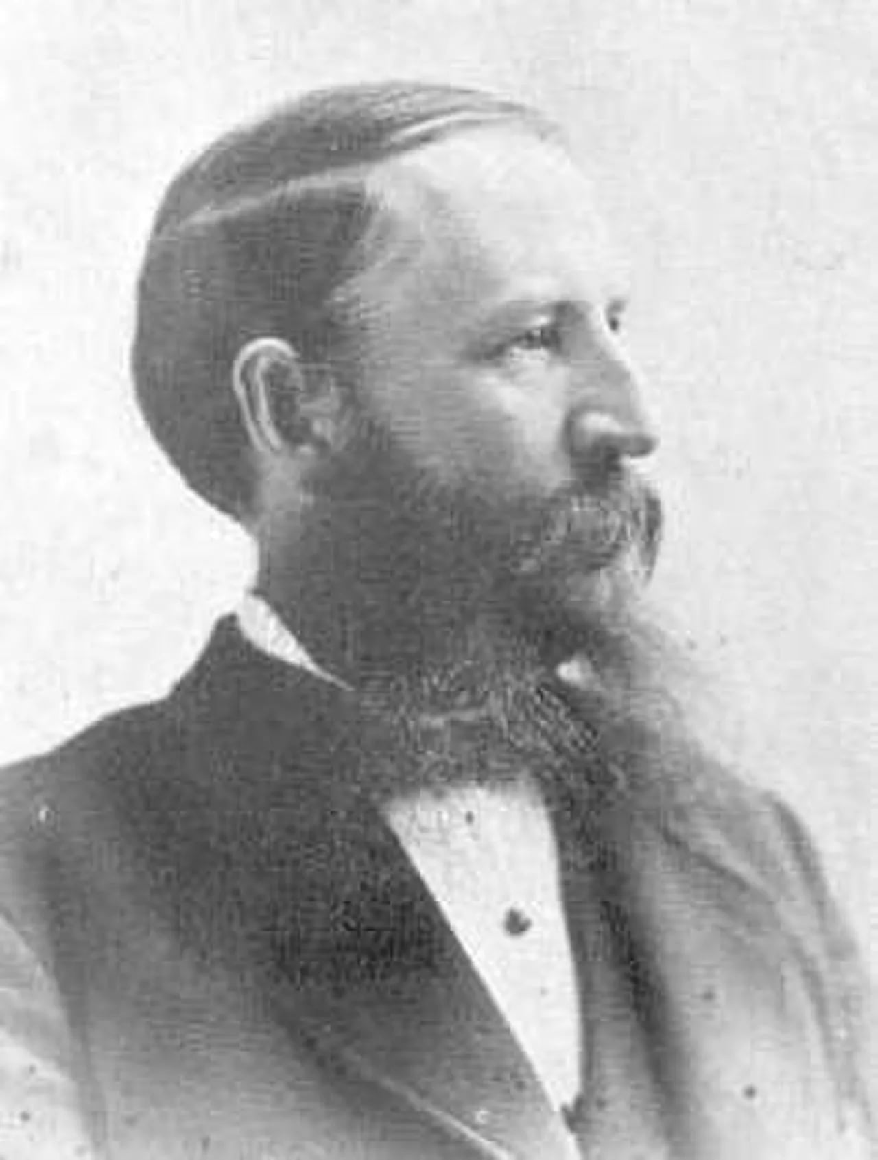 Porträt von Alexander Ferdinand Mathews (1838–1906) – Gedenkseite
