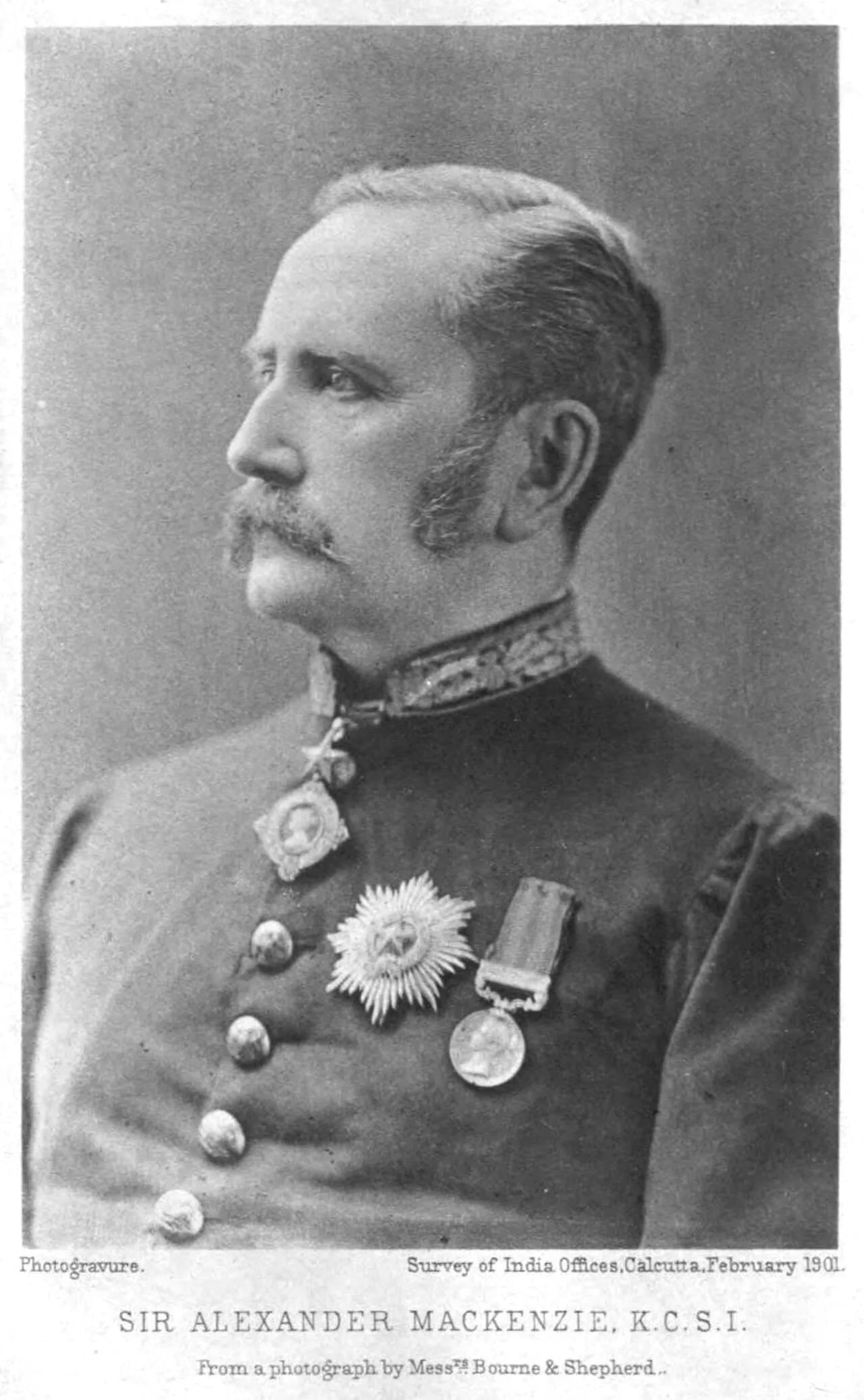 Porträt von Alexander Mackenzie (1842–1902) – Gedenkseite