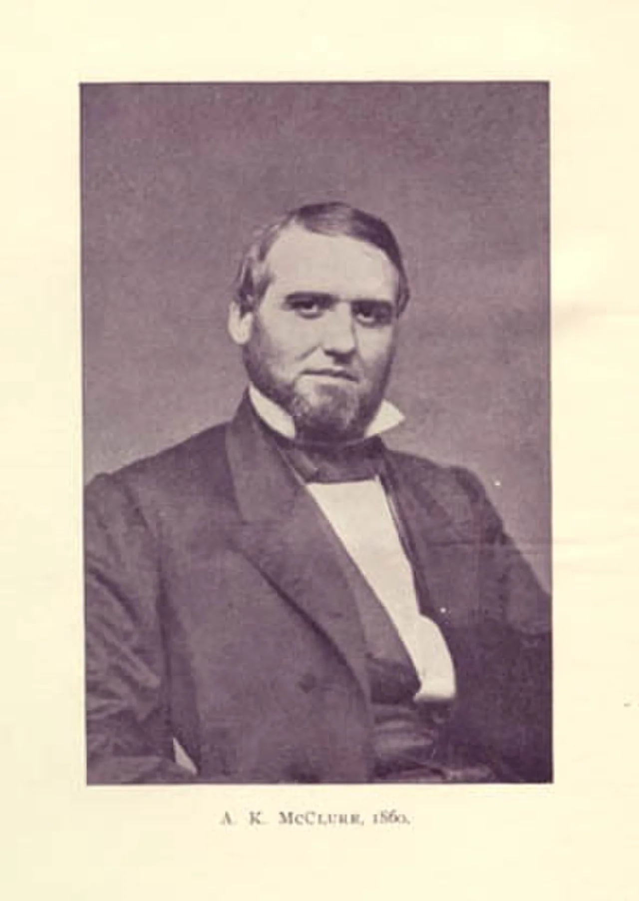 Porträt von Alexander McClure (1828–1909) – Gedenkseite