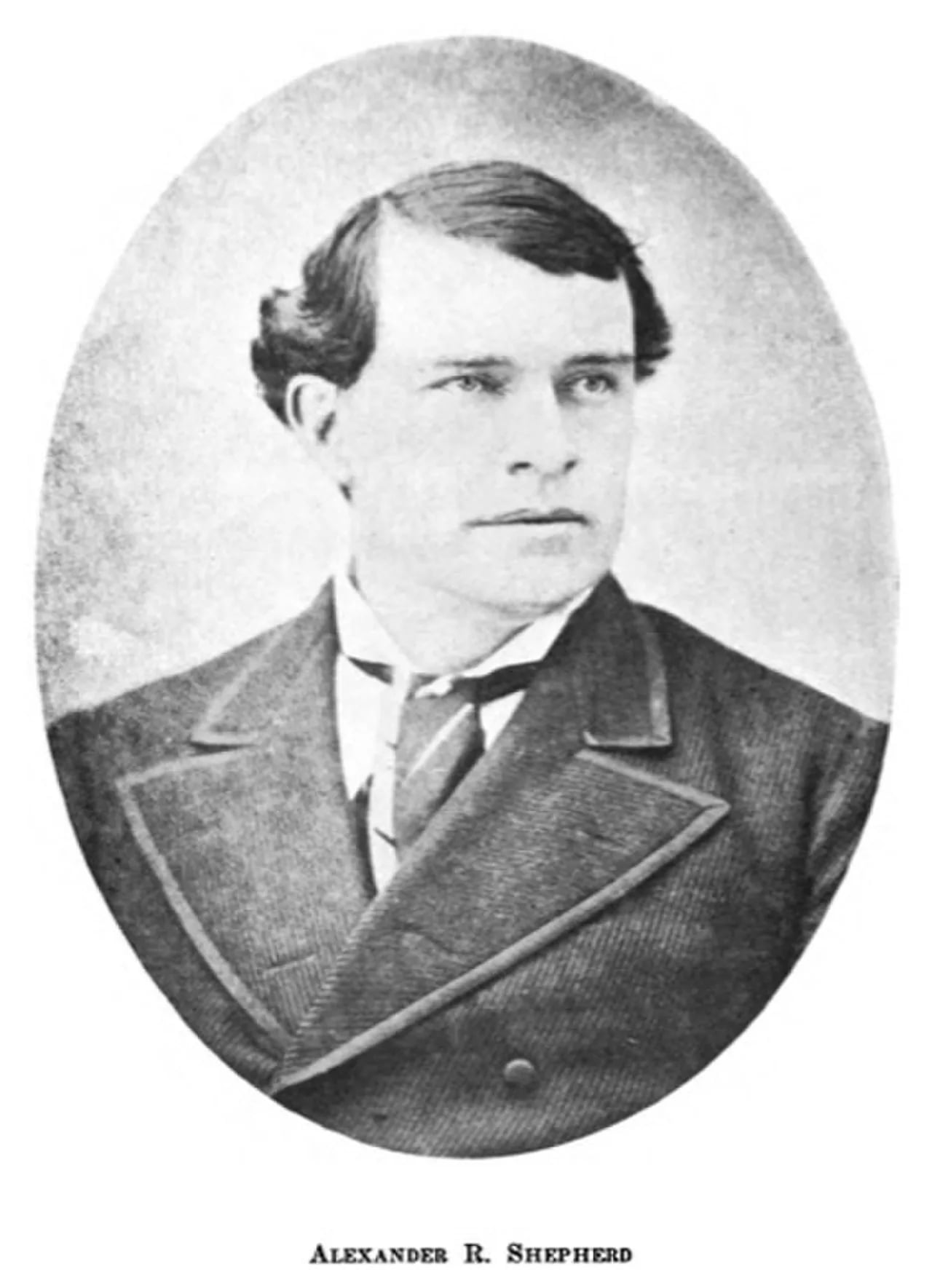 Portrait of Alexander Robey Shepherd (1835–1902) – memorial page