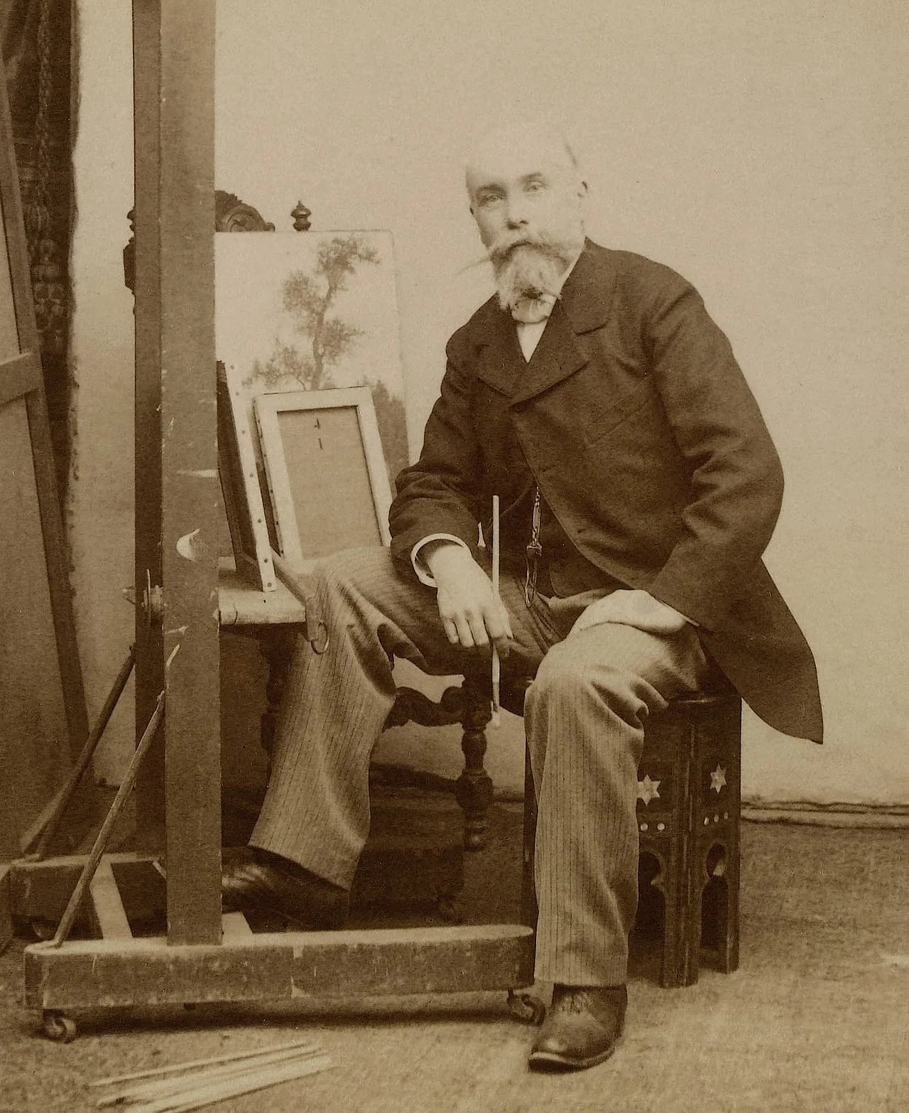 Porträt von Alexandre Jacques Chantron (1842–1918) – Gedenkseite