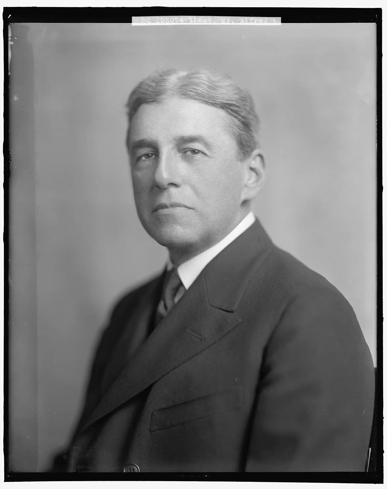 Porträt von Alfred Adams Wheat (1867–1943) – Gedenkseite