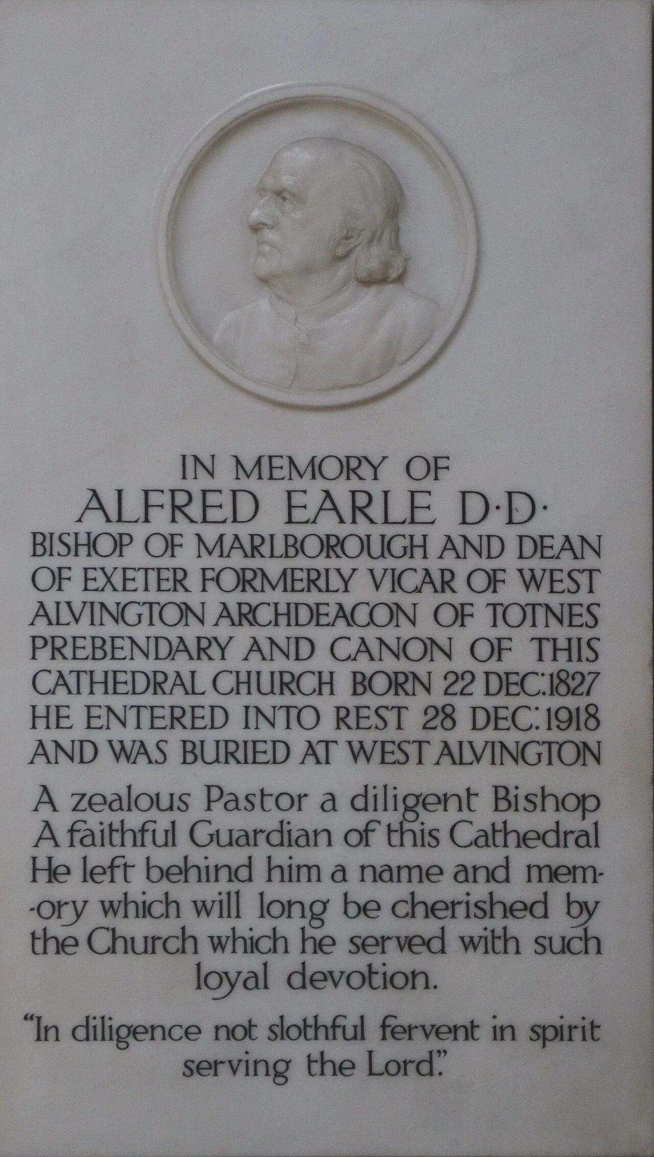 Portrait of Alfred Earle (1827–1918) – memorial page