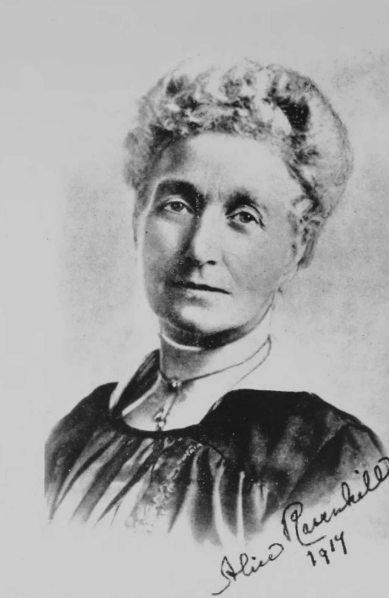 Porträt von Alice Ravenhill (1859–1954) – Gedenkseite