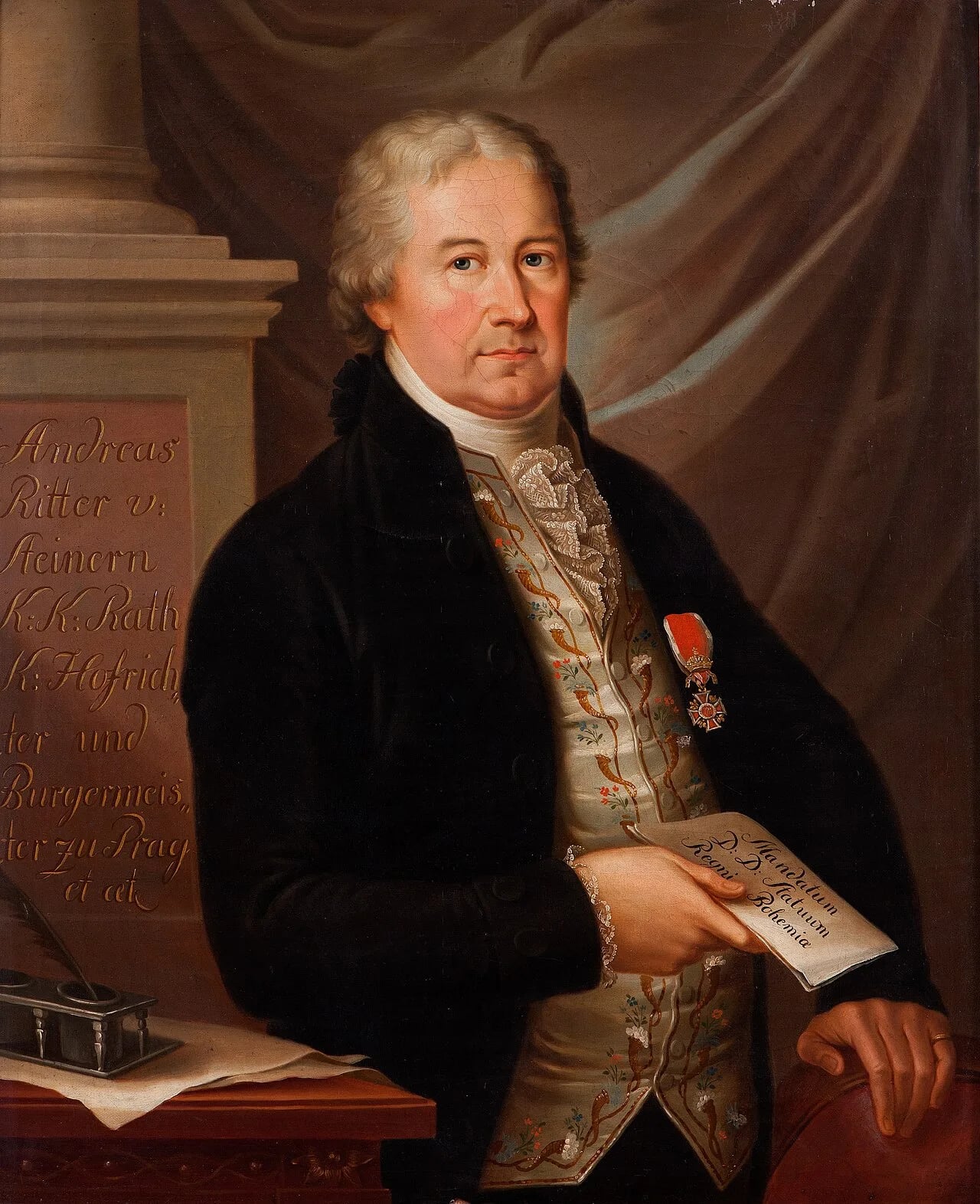 Portrait of Ondřej Steiner ze Steinerů (1748–1810) – memorial page