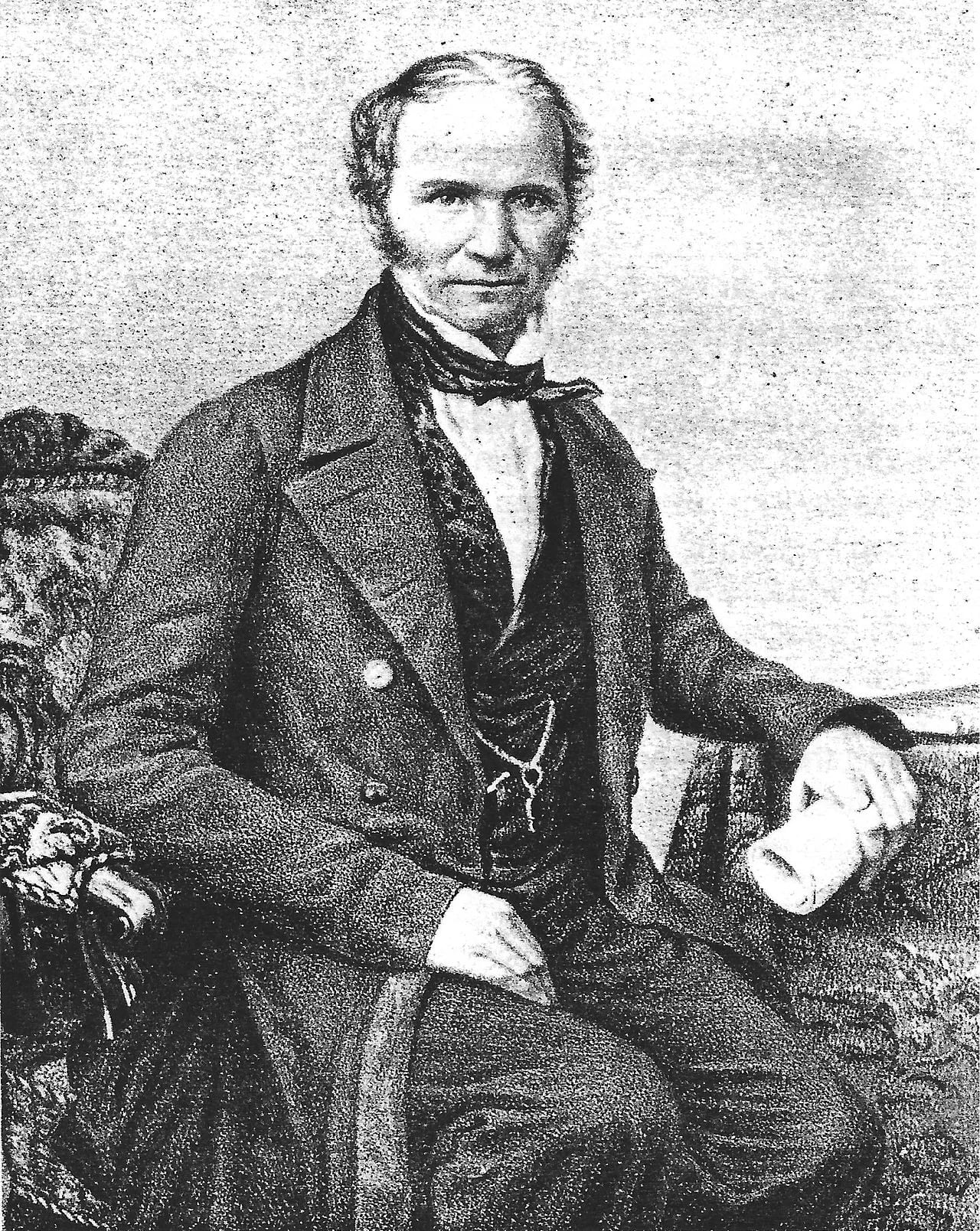 Porträt von Ambros Oschwald (1801–1873) – Gedenkseite