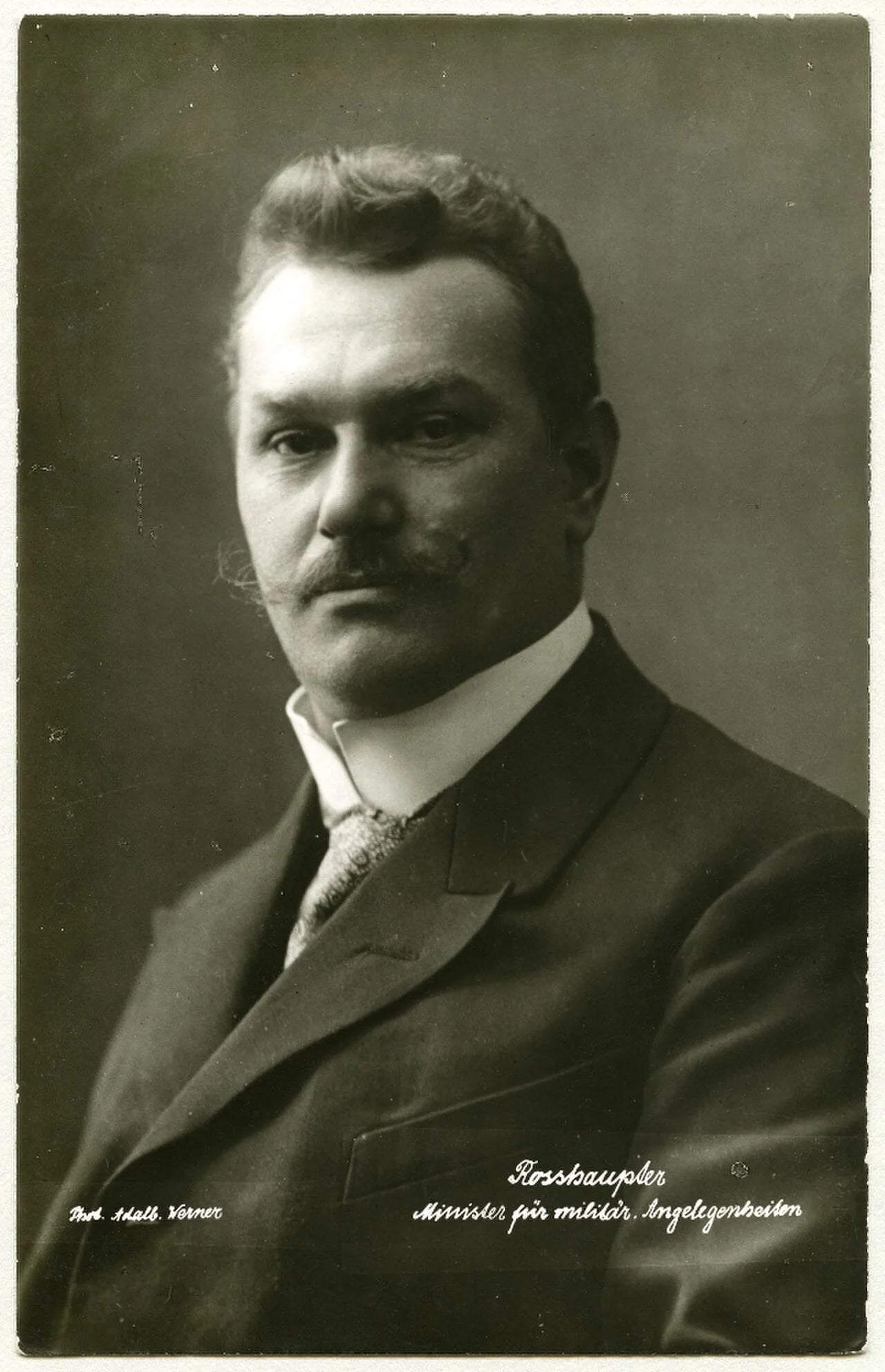 Porträt von Albert Roßhaupter (1878–1949) – Gedenkseite