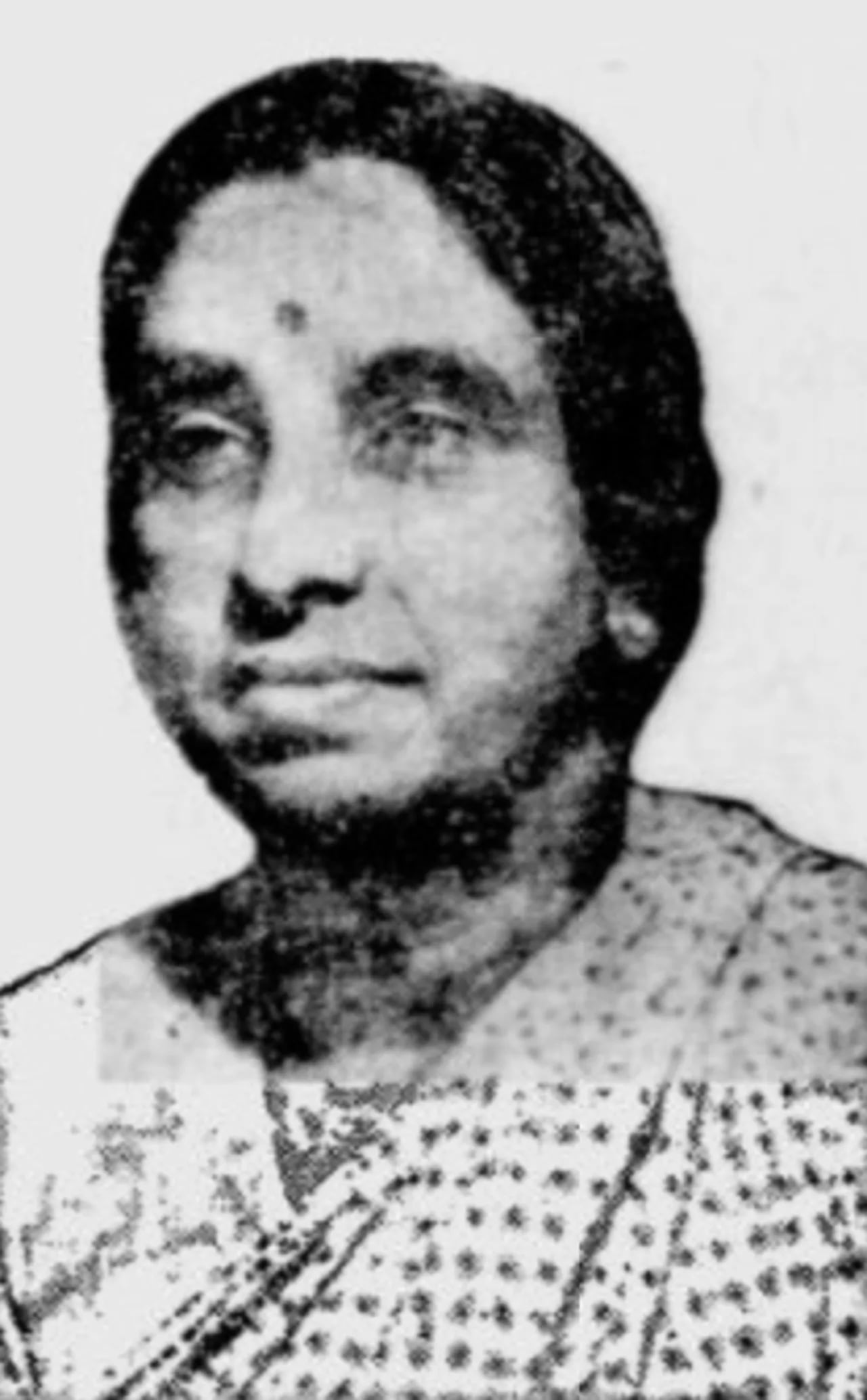 Porträt von Ammu Swaminathan (1894–1978) – Gedenkseite