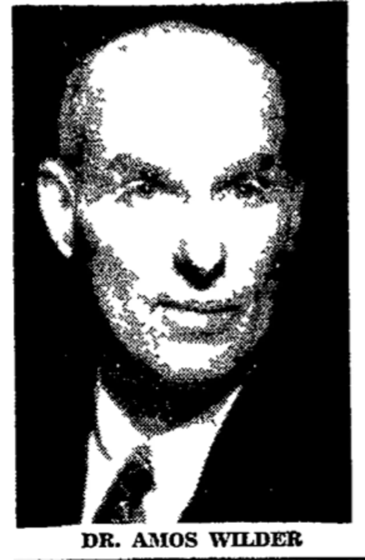 Porträt von Amos Wilder (1895–1993) – Gedenkseite